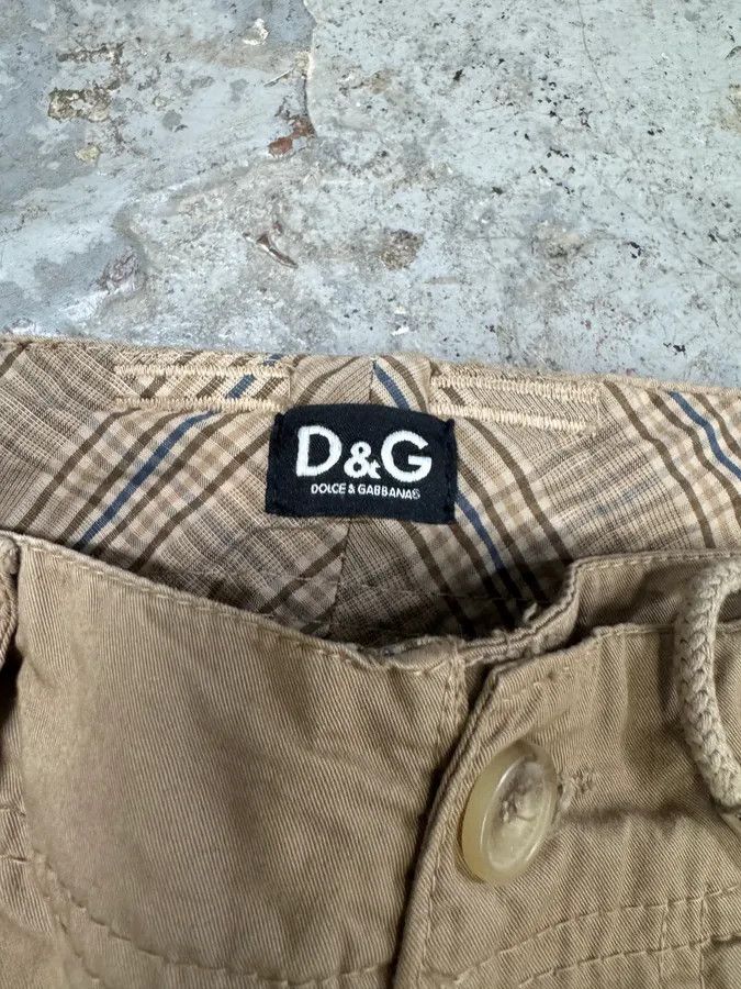 Dolce & Gabbana 2000s Dolce & Gabbana Technical Beige Cargo Pants Size US 37 - 8 Thumbnail