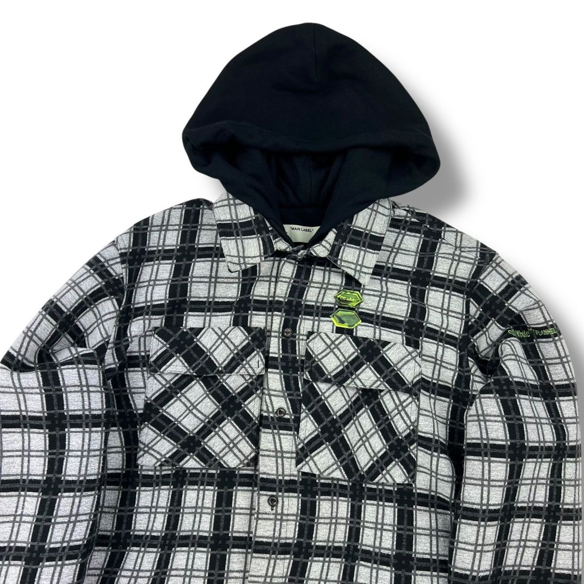 Off-White Off-White Plaid Overshirt Jacket Size US M / EU 48-50 / 2 - 1 Thumbnail
