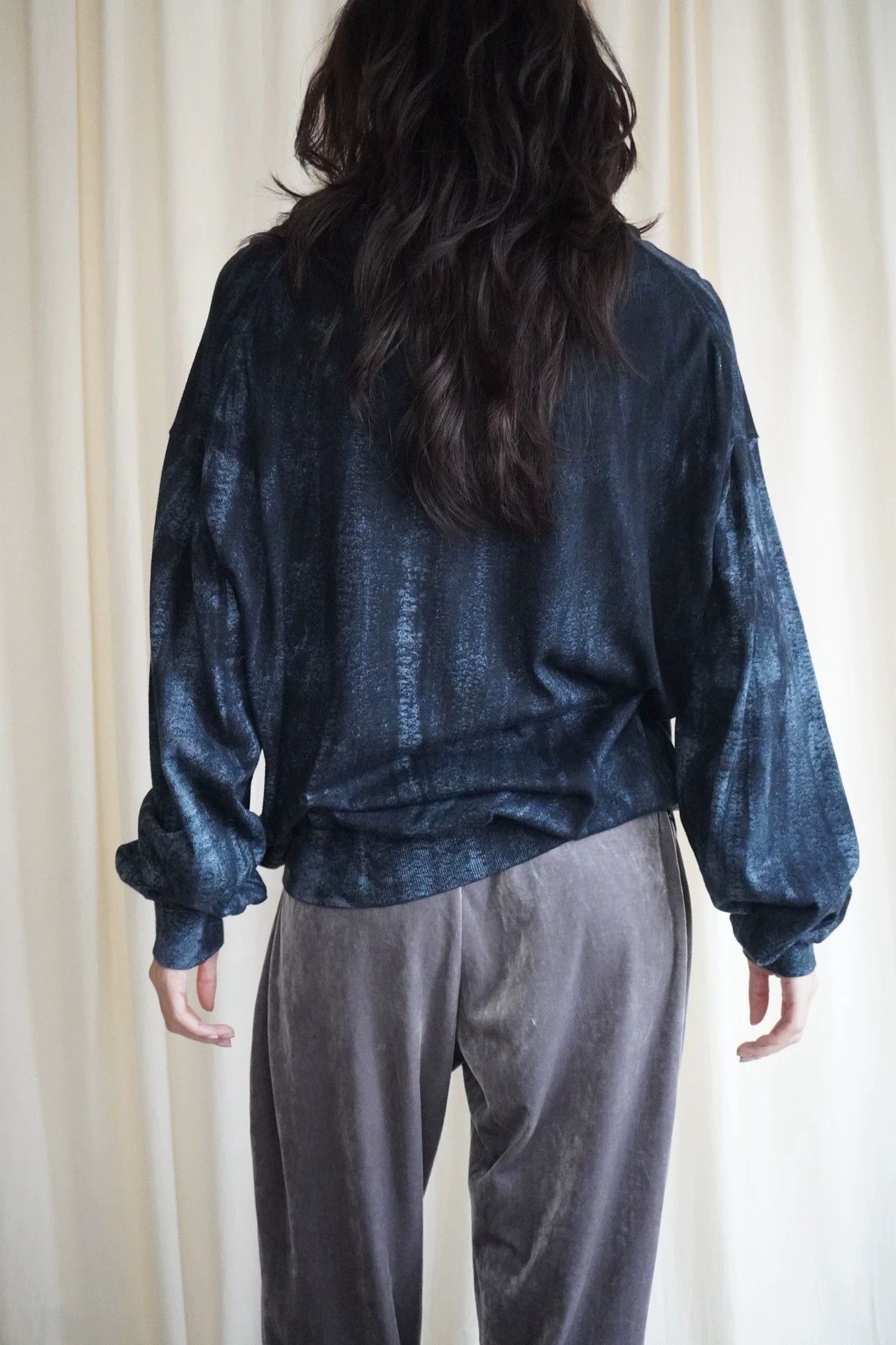 Issey Miyake 1994 Issey Miyake Tie-Dye Ink Drip Top ML Size M / US 6-8 / IT 42-44 - 4 Thumbnail