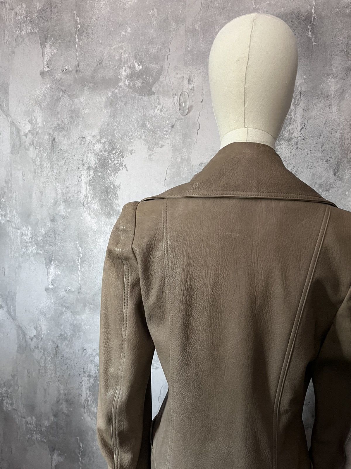 plein sud Plein Sud leather asymetrical coat 00s Size M / US 6-8 / IT 42-44 - 6 Thumbnail