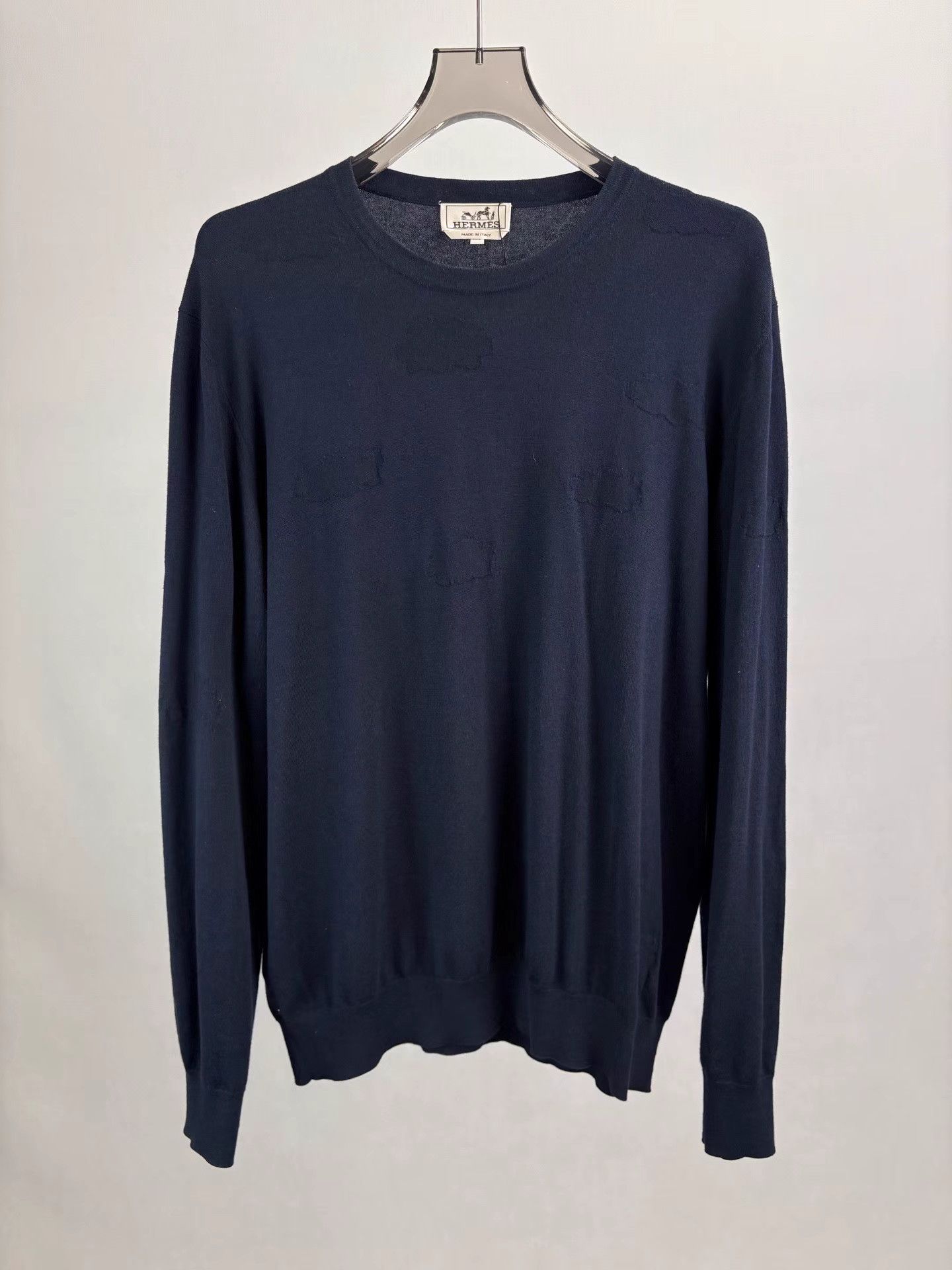 Hermes HERMES Cloud Pattern Cashmere Knitwear K1 Size US XXL / EU 58 / 5 - 1 Thumbnail