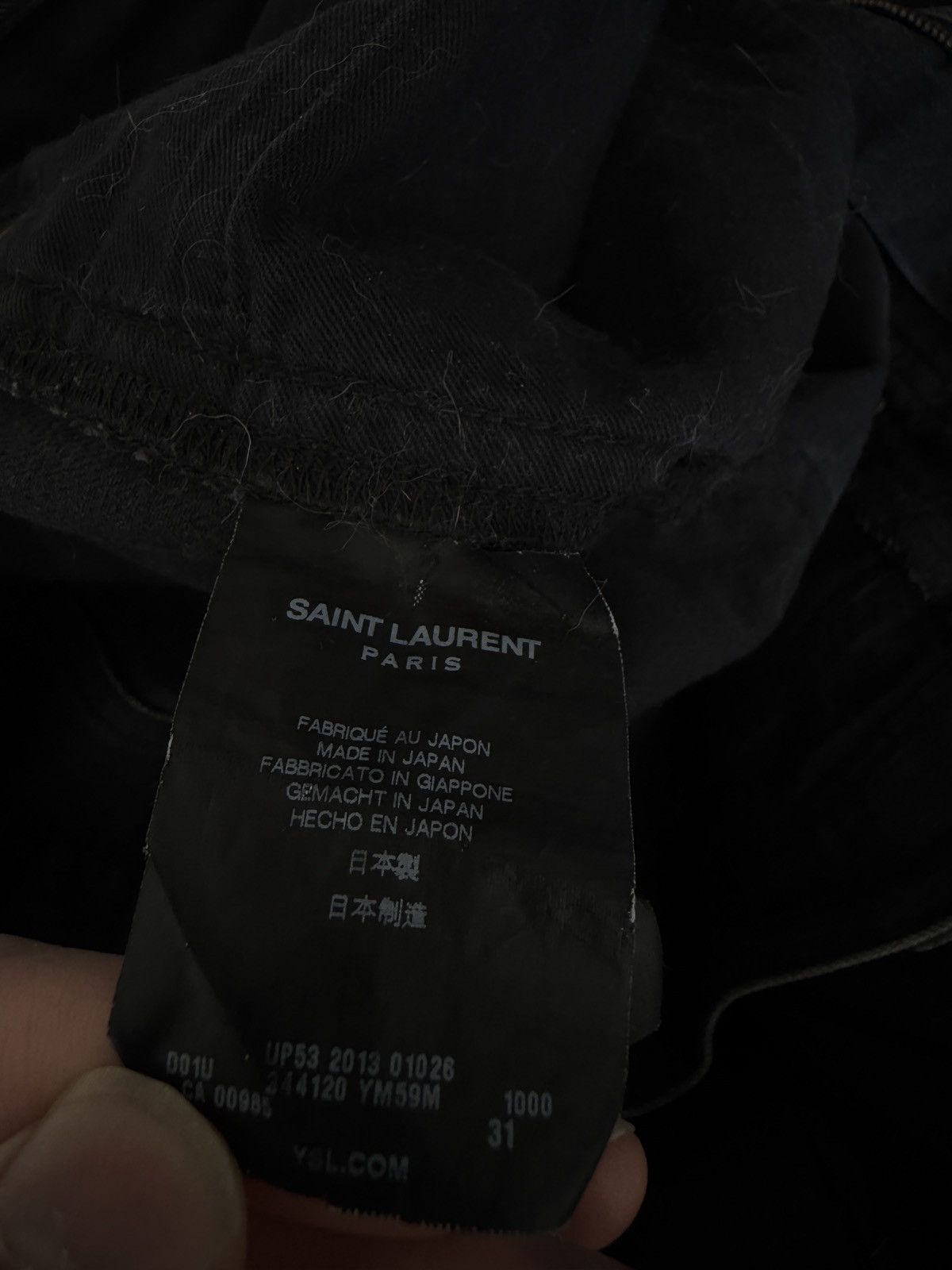 Saint Laurent Paris AW13 hedi slimane Saint laurent paris denim jeans Size US 31 - 6 Thumbnail