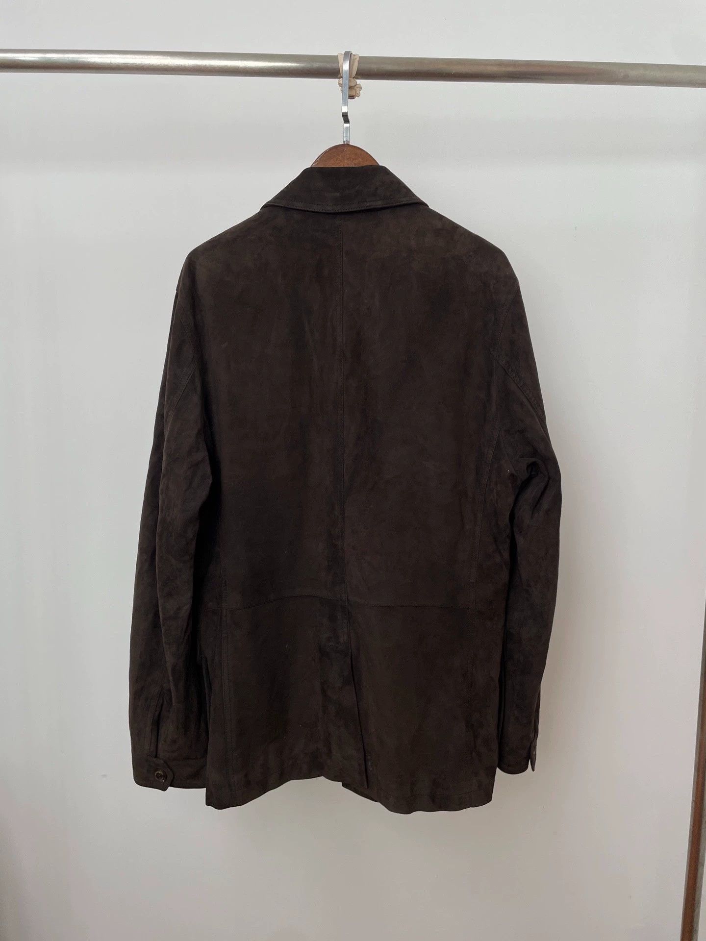 Ermenegildo Zegna EZ 3-in-1 Safari Jacket Suede Dark Brown 50 Worn Once Size US M / EU 48-50 / 2 - 2 Thumbnail