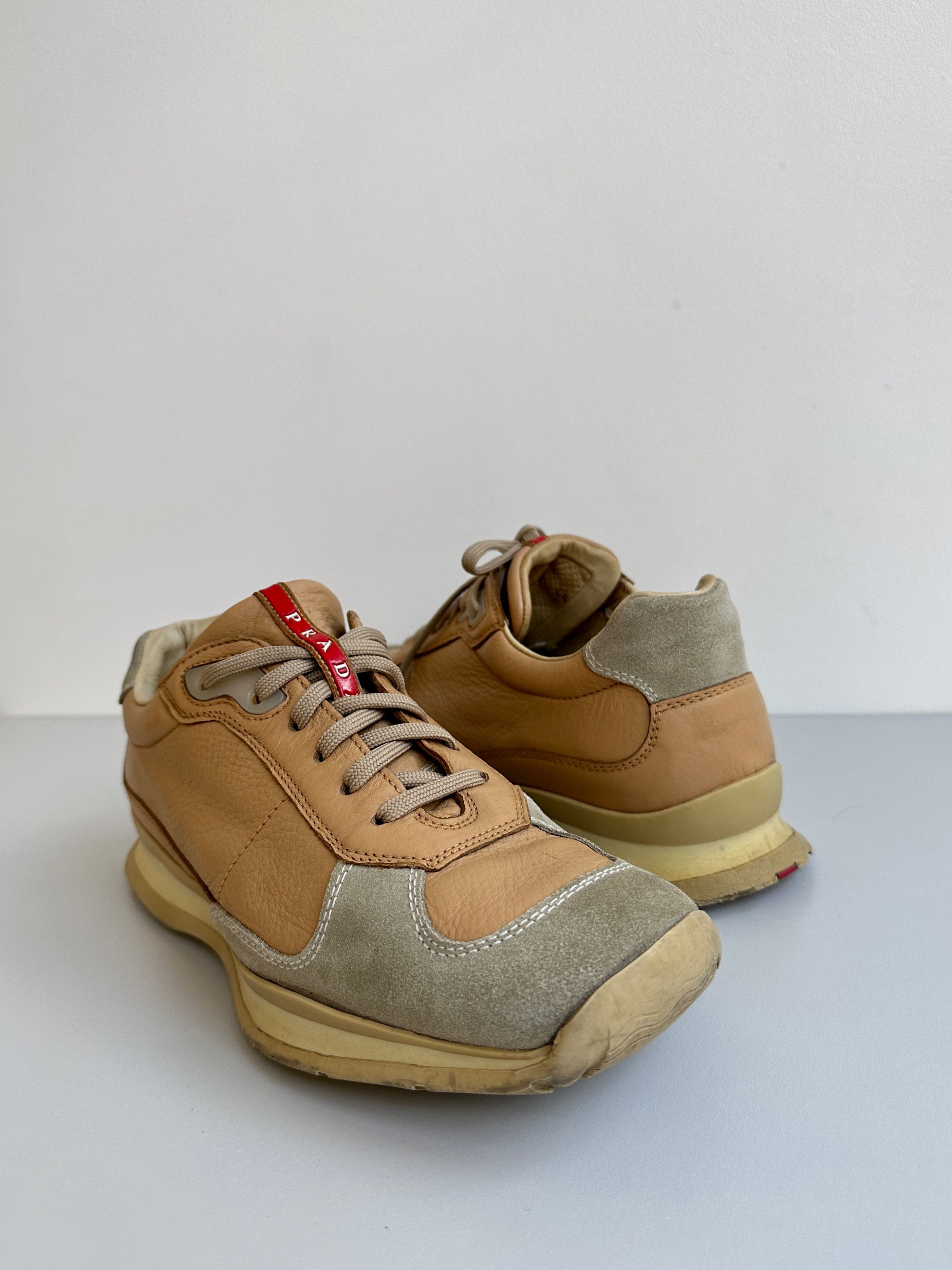 Prada Vintage Prada Low Runner Sneaker 25.5 cm Size US 10 / IT 40 - 5 Thumbnail
