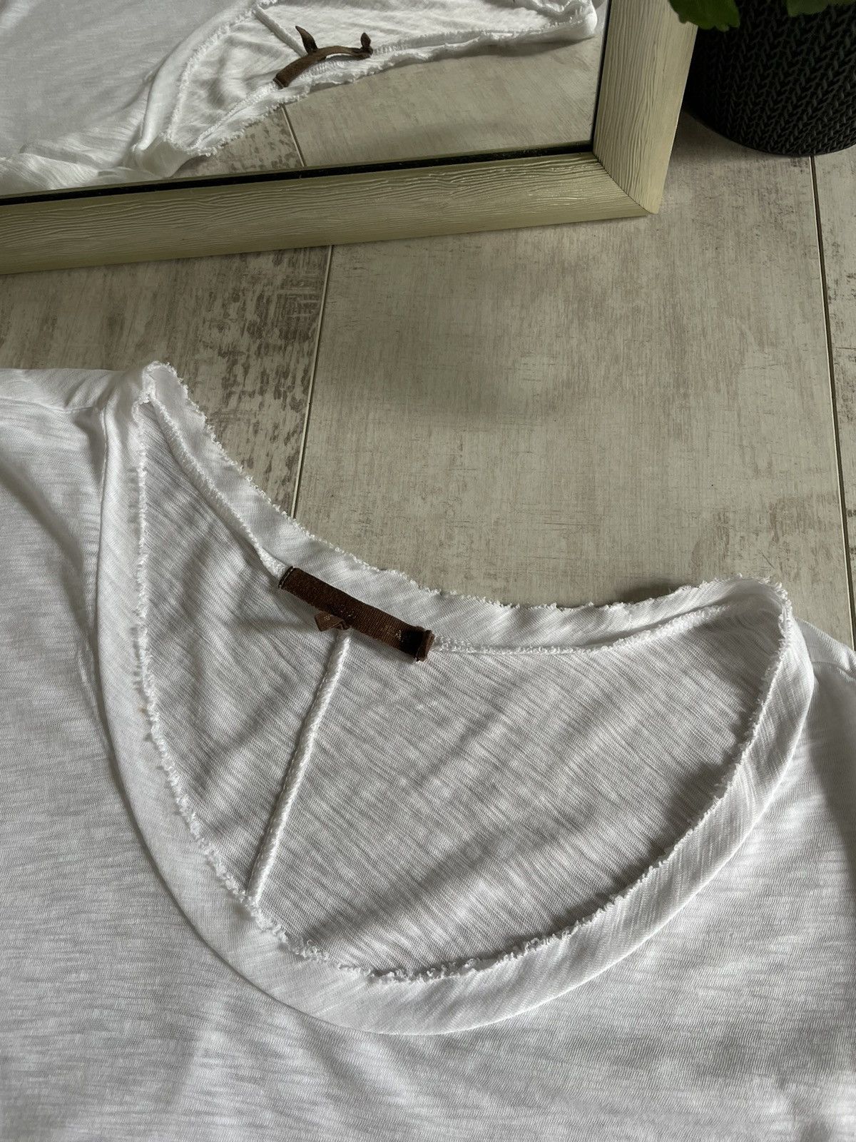 Rag & Bone Rag & Bone Distressed White Vintage T-Shirt Size M / US 6-8 / IT 42-44 - 5 Thumbnail