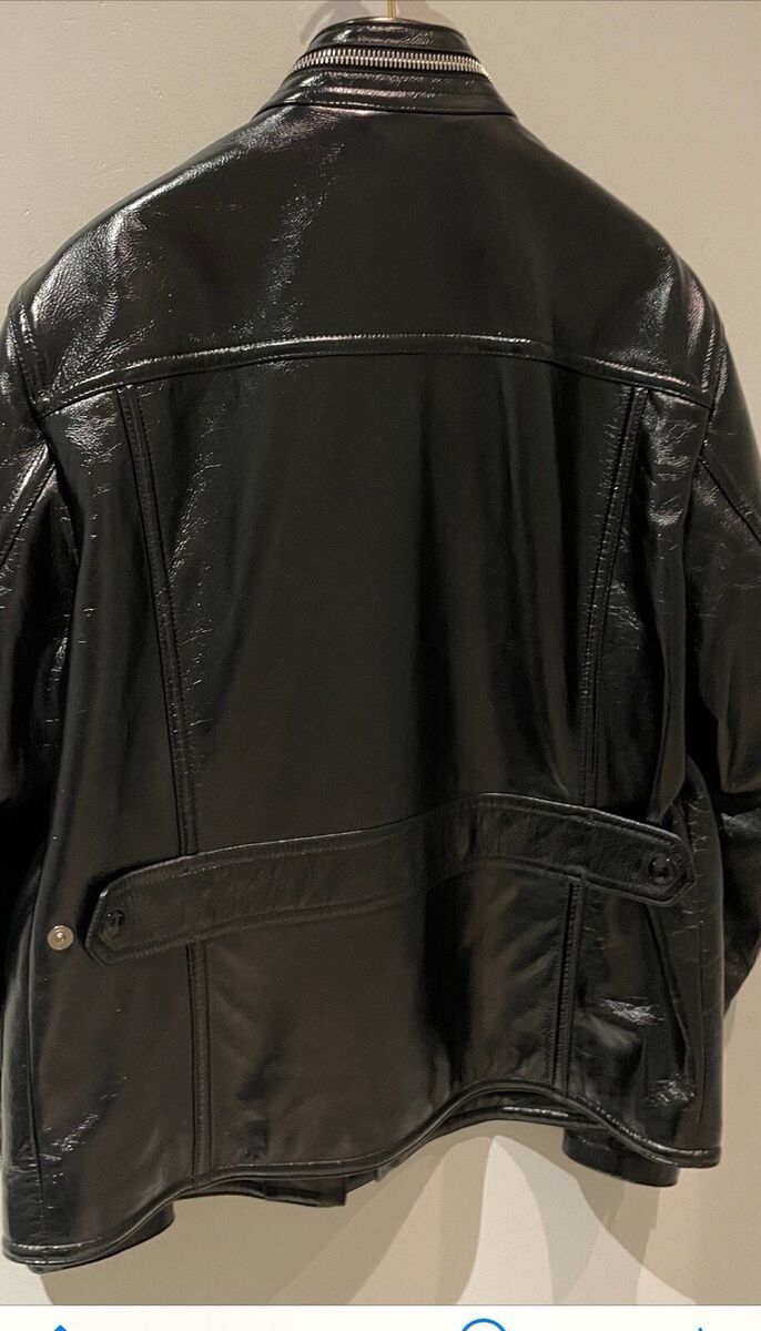 Tom Ford 📍8K VALUE📍 Leather Cargo Biker Fight Blazer Jacket Size US L / EU 52-54 / 3 - 5 Thumbnail