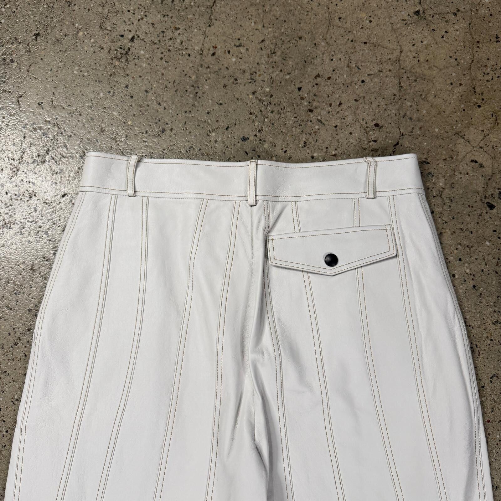 Bottega Veneta Bottega Veneta Leather Panel Pants Size US 34 / EU 50 - 5 Thumbnail
