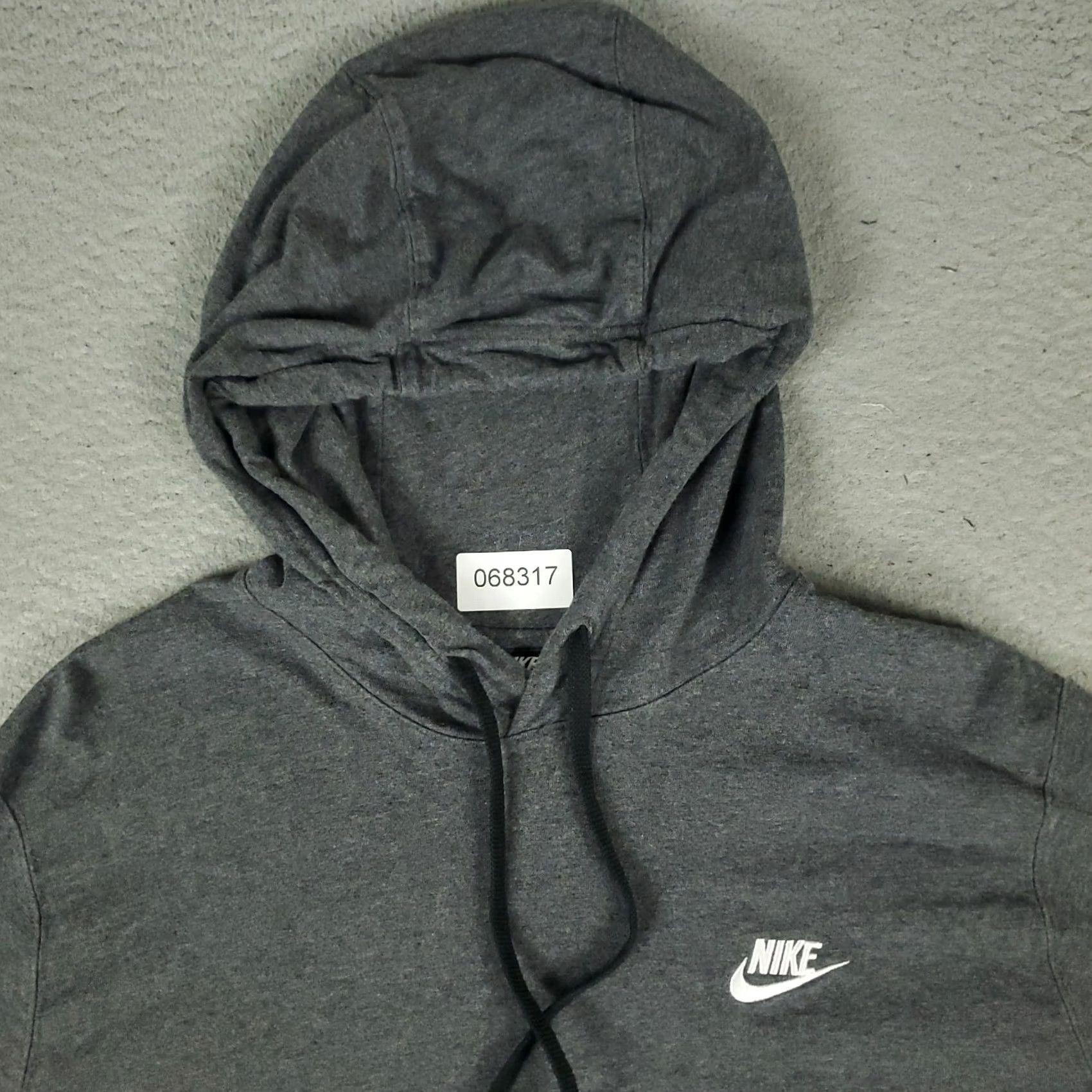 Nike Nike Hoodie Pullover Sweatshirt Gray Swoosh Large Mens Size US L / EU 52-54 / 3 - 2 Thumbnail