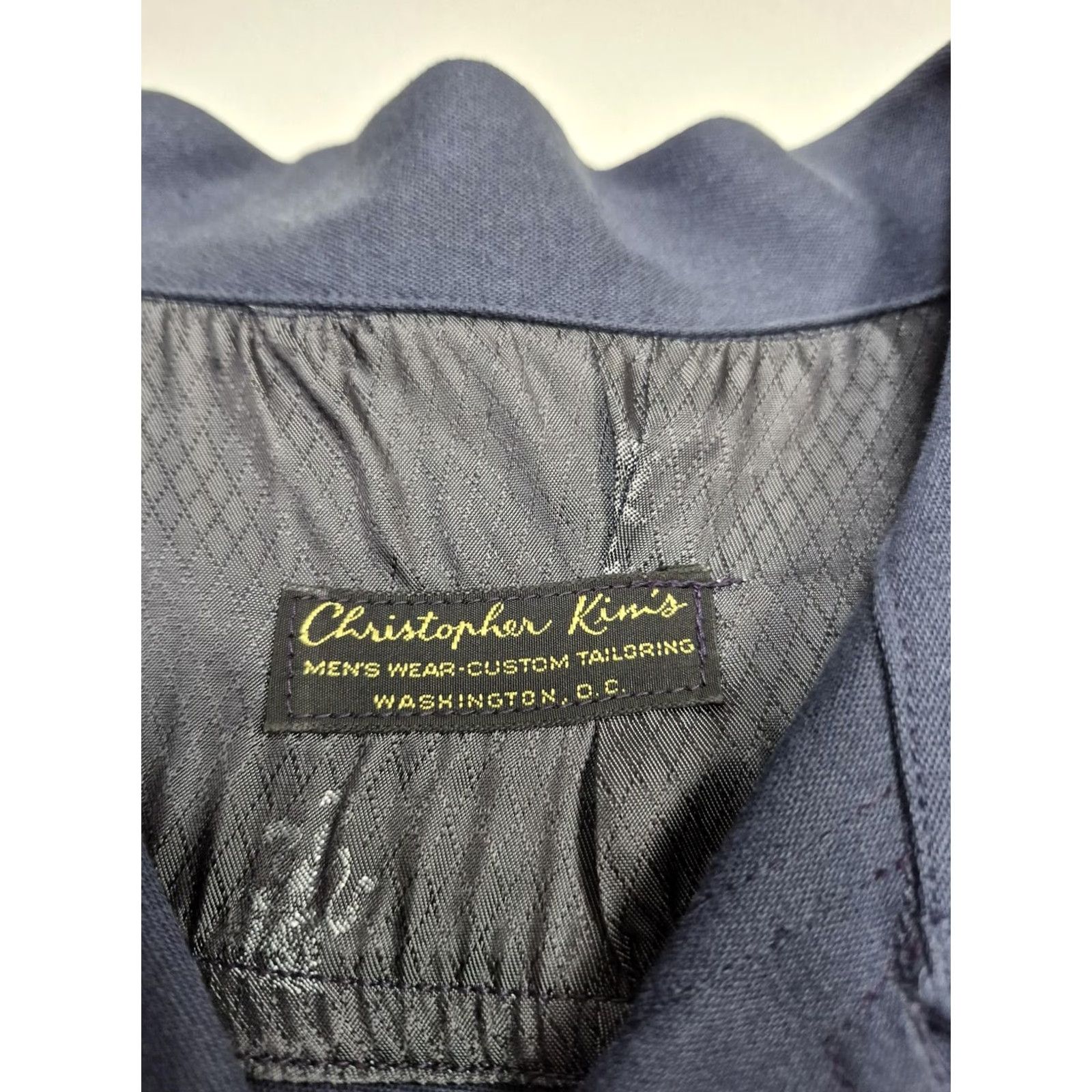 Jordache VTG Jordache Jacket Mens L Blue Canvas Field Military Lined Pockets Size US L / EU 52-54 / 3 - 4 Thumbnail