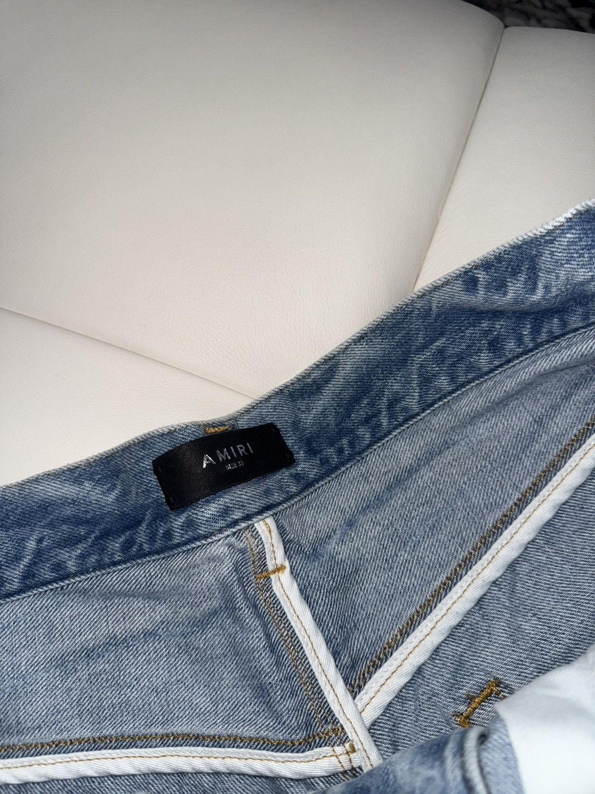 Amiri Amiri patch logo shorts Size US 33 - 6 Thumbnail