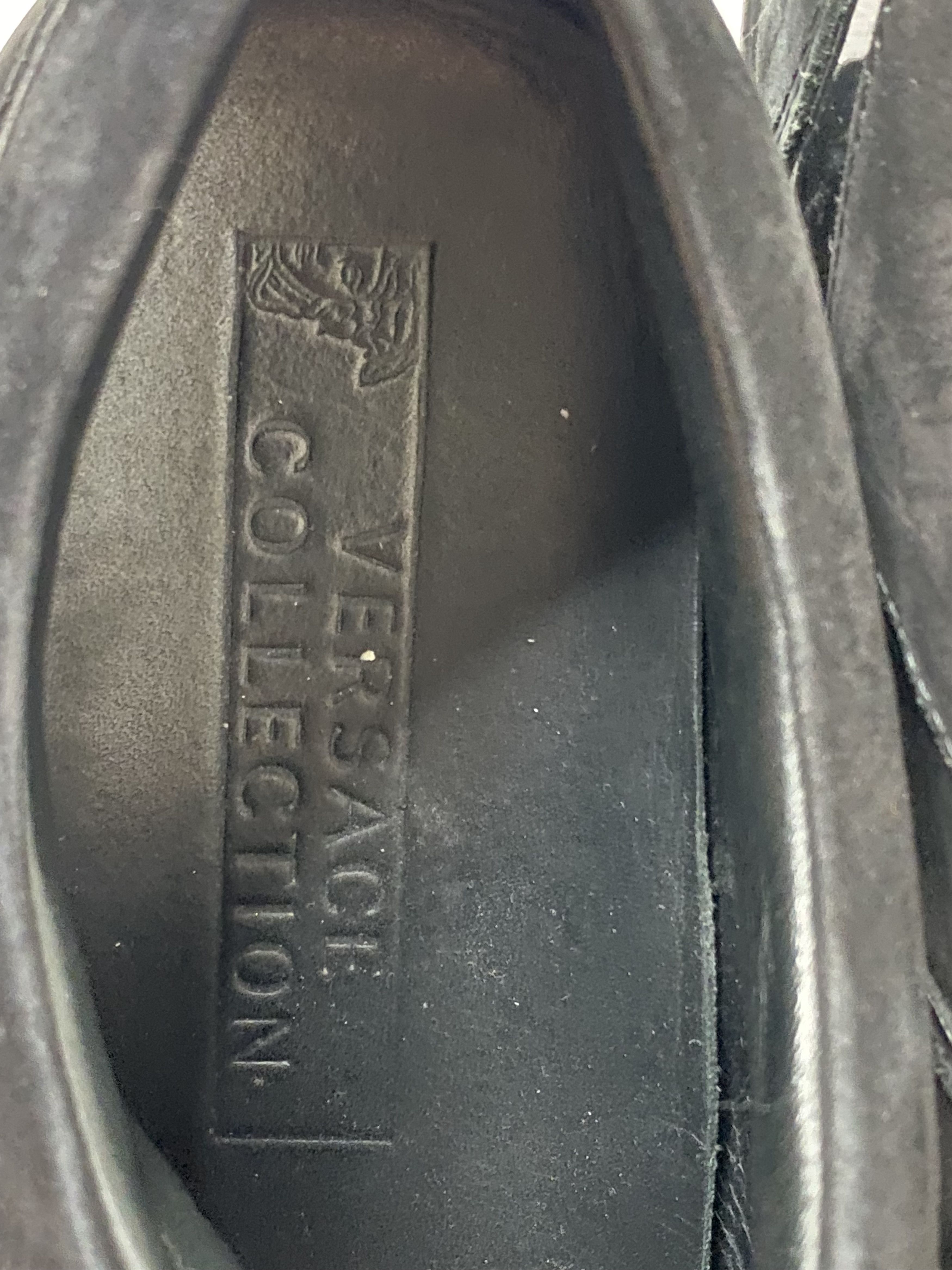 Versace × Versace Jeans Couture VERSACE COLLECTION SUEDE AND PATENT LEATHER SNEAKERS Size US 9 / EU 42 - 10 Thumbnail