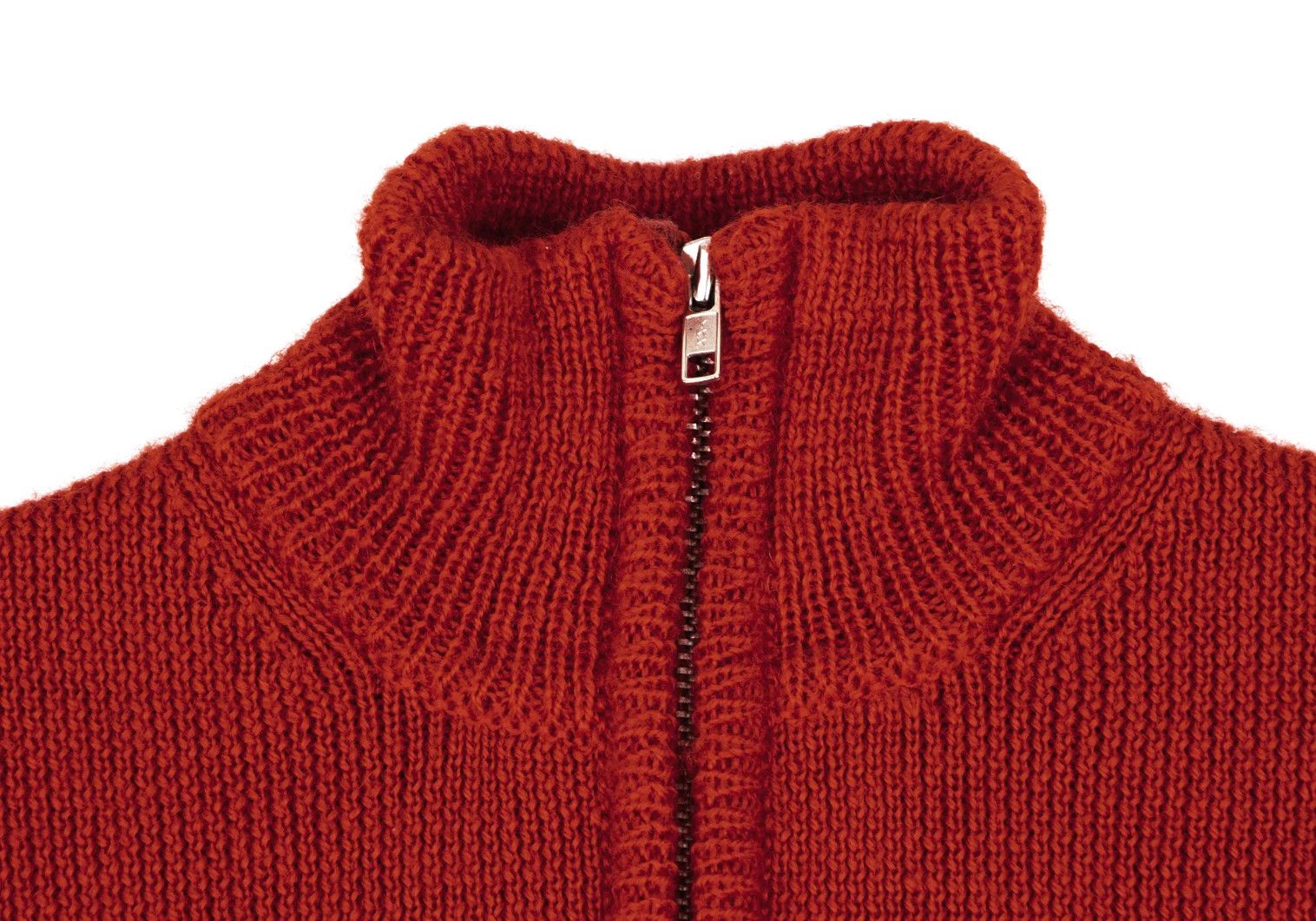 Yohji Yamamoto Yohji Yamamoto Wool High Neck Zip Knit Blouson Size US L / EU 52-54 / 3 - 3 Thumbnail