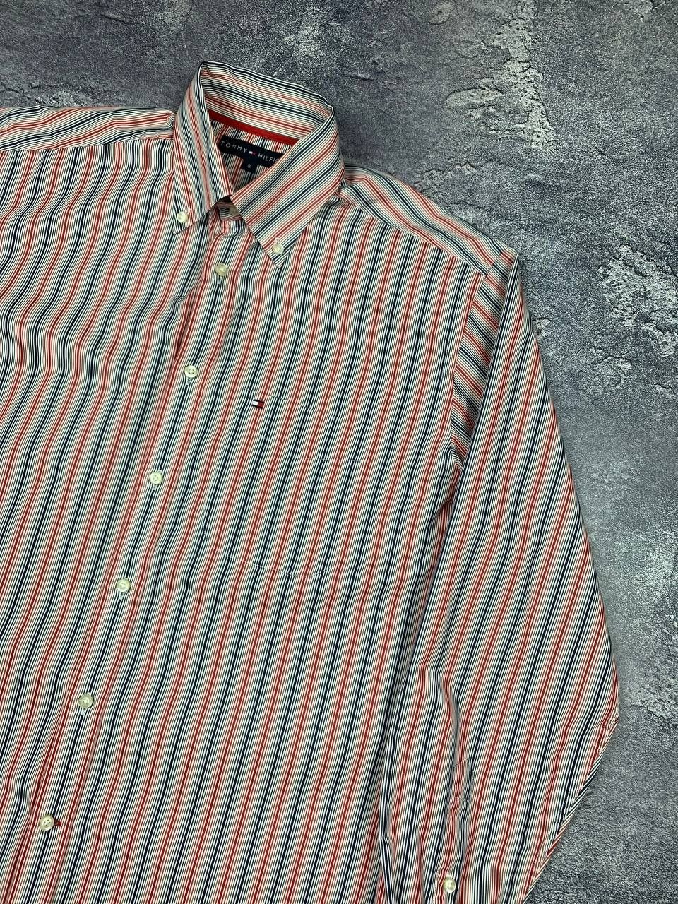 Tommy Hilfiger Tommy Hilfiger Mens Multicolor Striped Regular Fit Size US S / EU 44-46 / 1 - 3 Thumbnail
