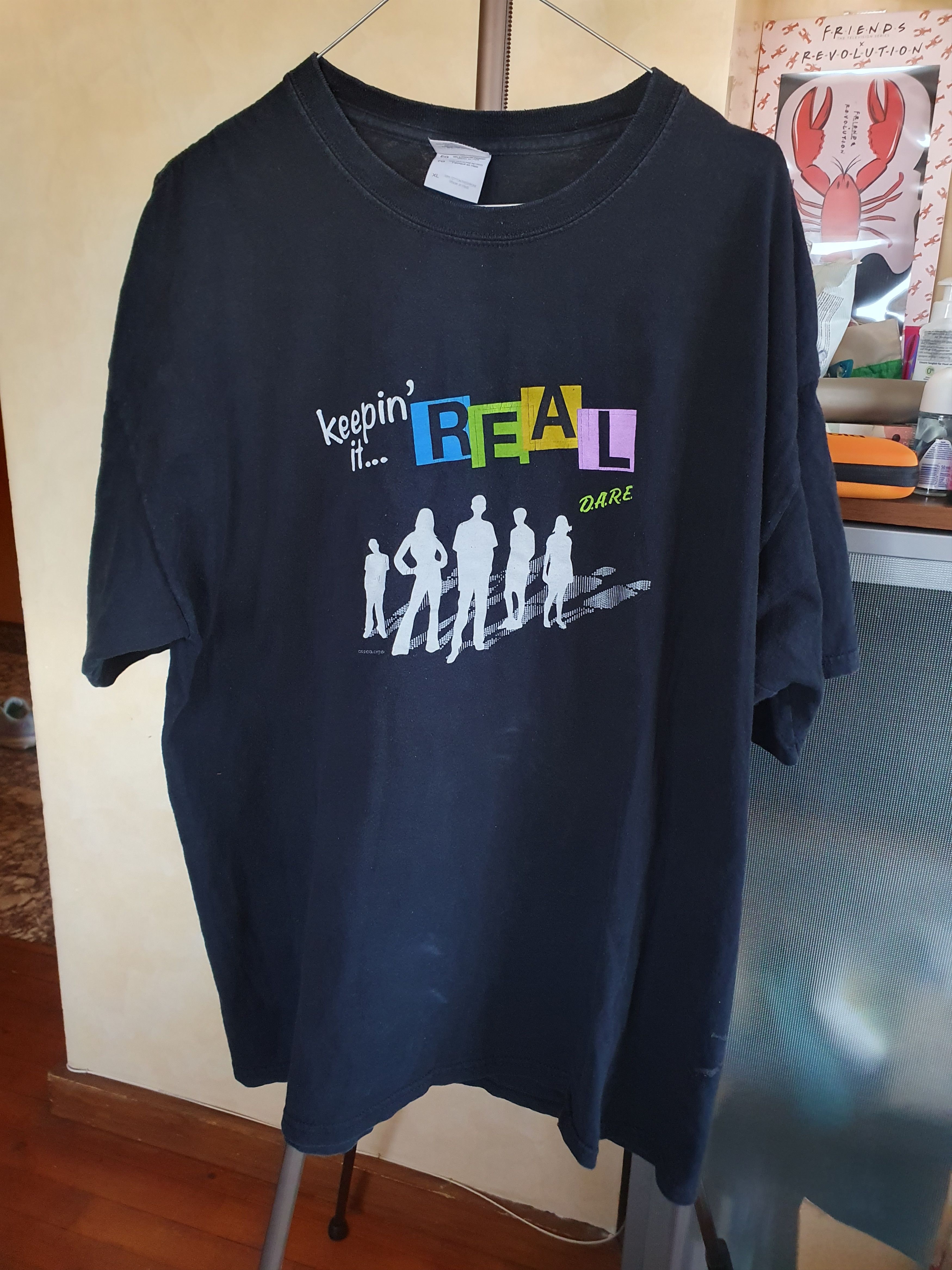D.A.R.E × Gildan × Vintage D.A.R.E Keepin it Real Vintage t-shirt sz XL Size US XL / EU 56 / 4 - 1 Thumbnail