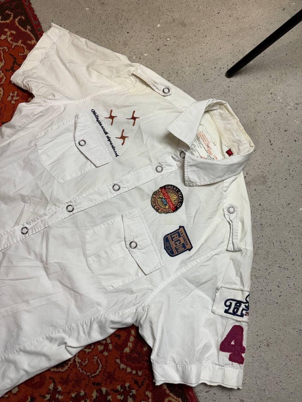 Vintage Vintage Y2K Fremont YMCA Military Post Avantgarde Shirt Size US M / EU 48-50 / 2 - 2 Thumbnail