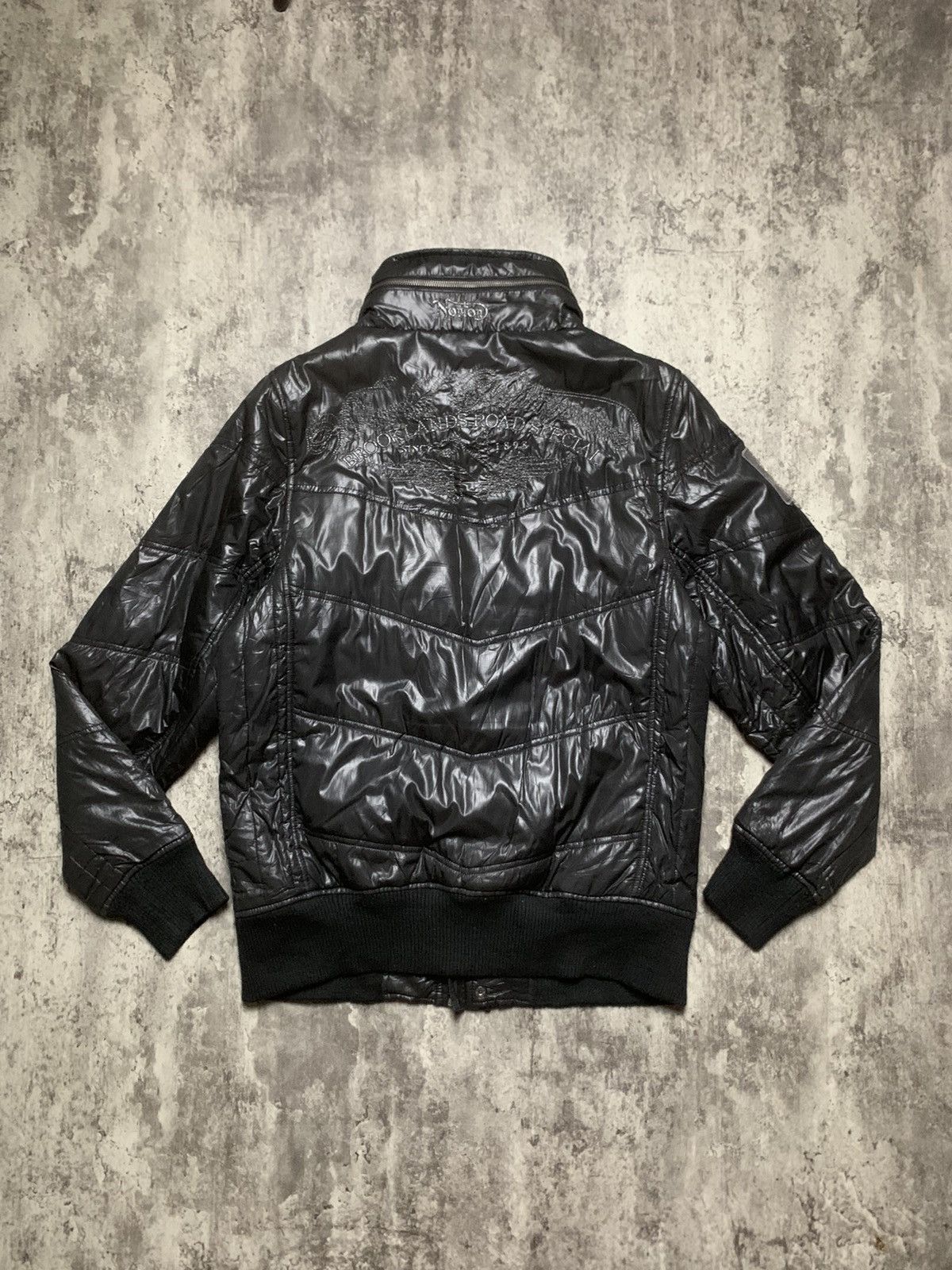 Japanese Brand Norton Embroidered Vkei Style Puffer Rocker Jacket Size US M / EU 48-50 / 2 - 3 Thumbnail