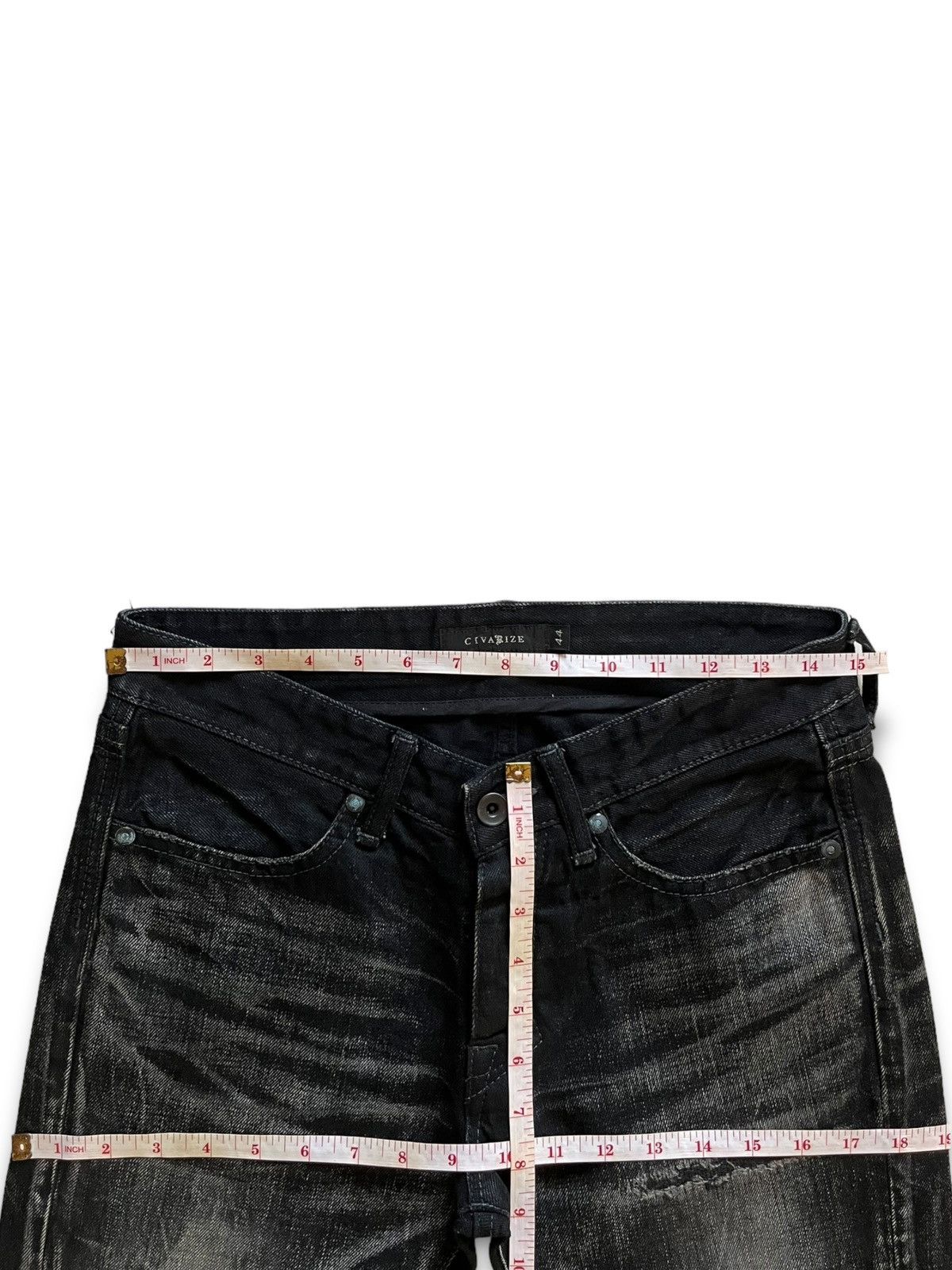 CIVARIZE × Japanese Brand Vintage Japanese Civarize Painted Gaultier Style Punk Jeans Size US 30 / EU 46 - 11 Thumbnail