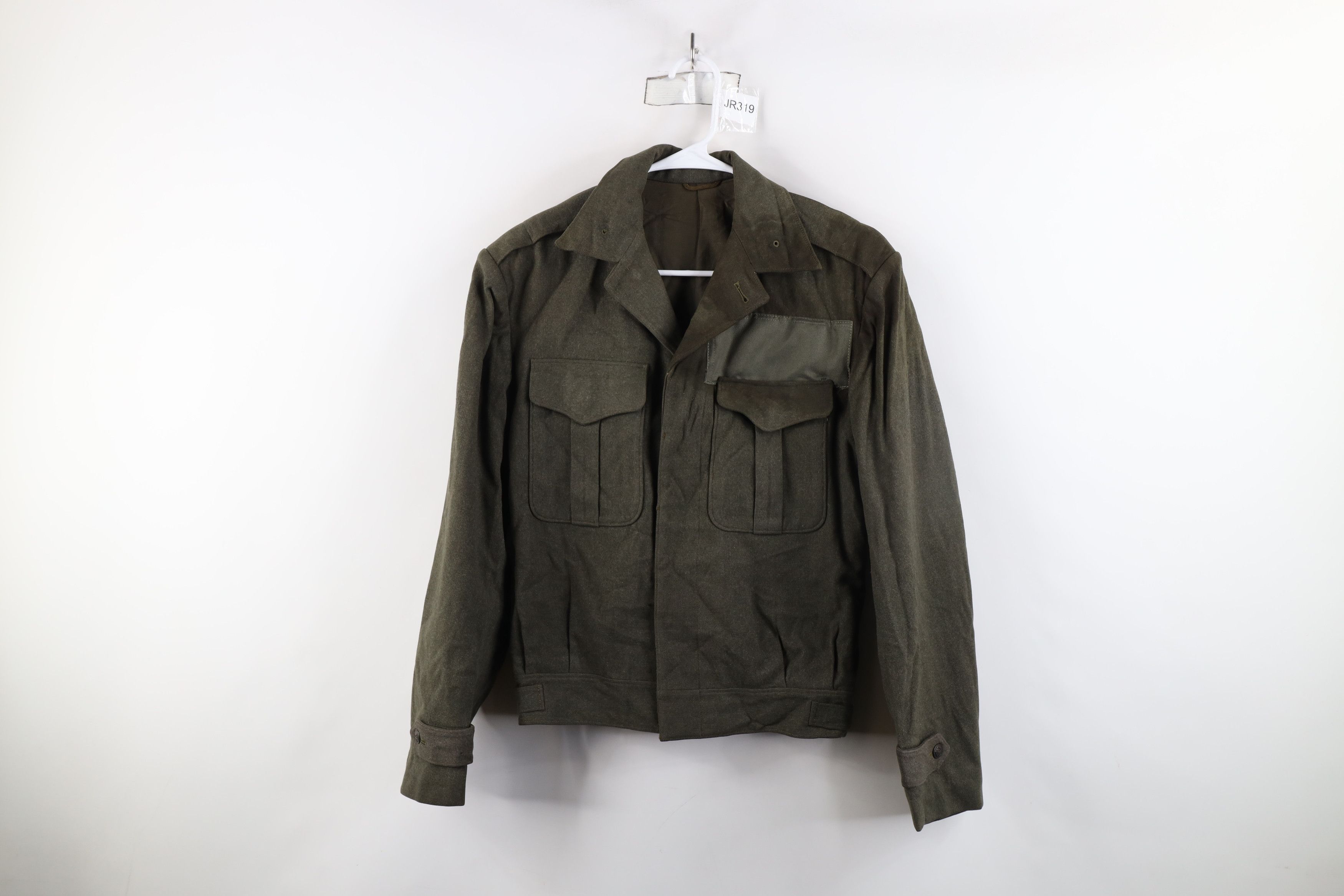 Vintage Vintage 40s World War II Eisenhower Jacket Green USA Size US S / EU 44-46 / 1 - 1 Thumbnail