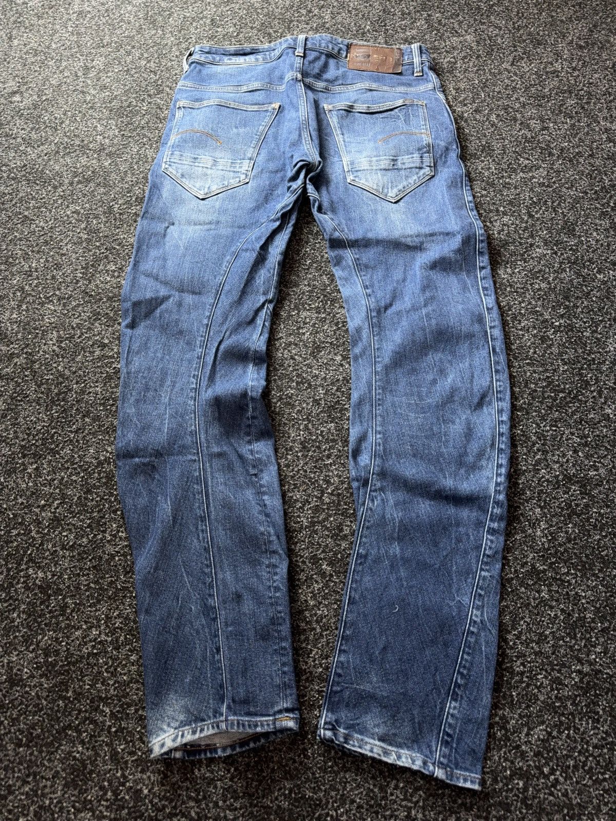 G-Star 00s Y2K G-Star RAW ARC 3D Slim Jeans W32 L34 Vintage Denim Size US 32 / EU 48 - 11 Thumbnail