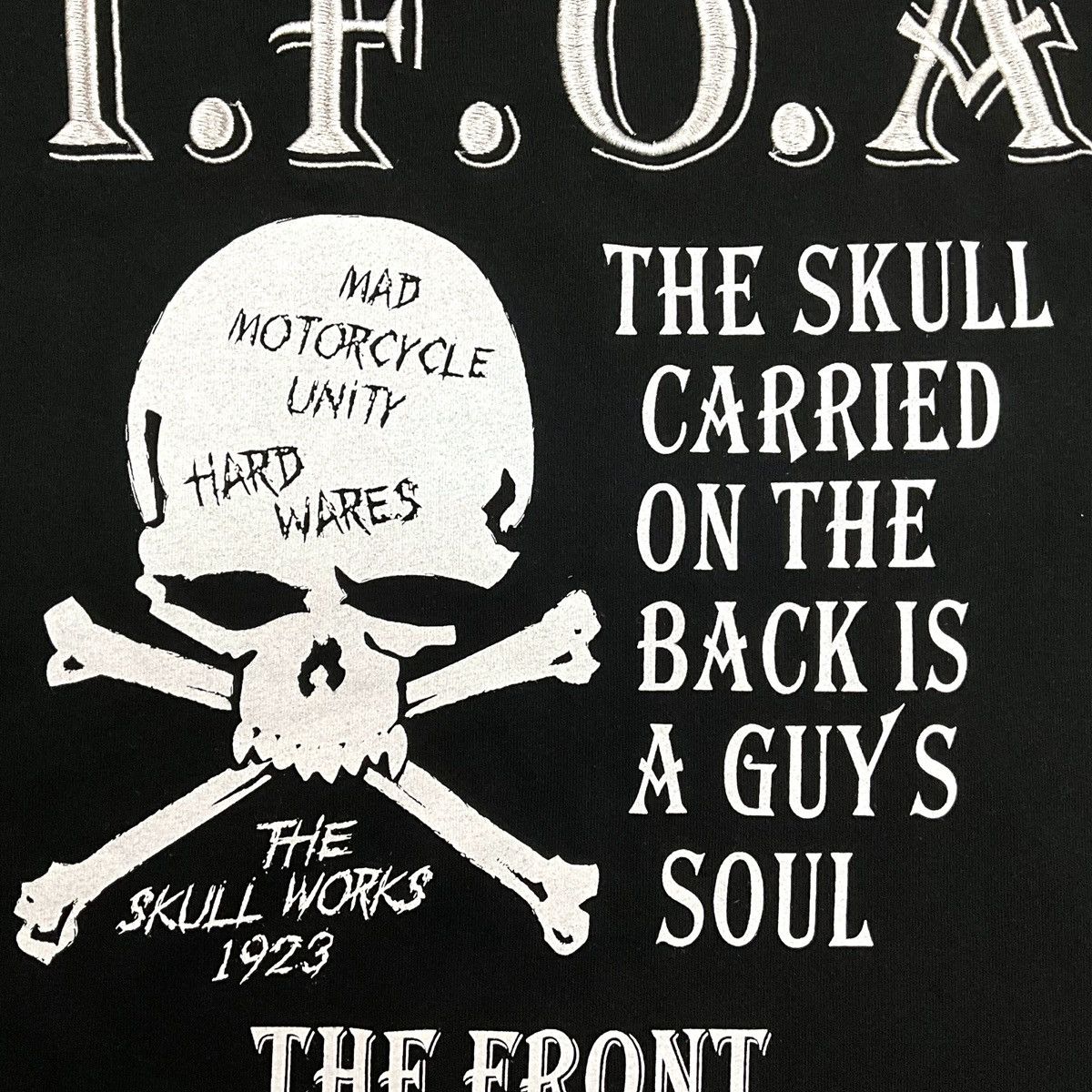 Anime CROWS × WORST Armed Front T.F.O.A SKULL Works Tees Size US M / EU 48-50 / 2 - 9 Thumbnail