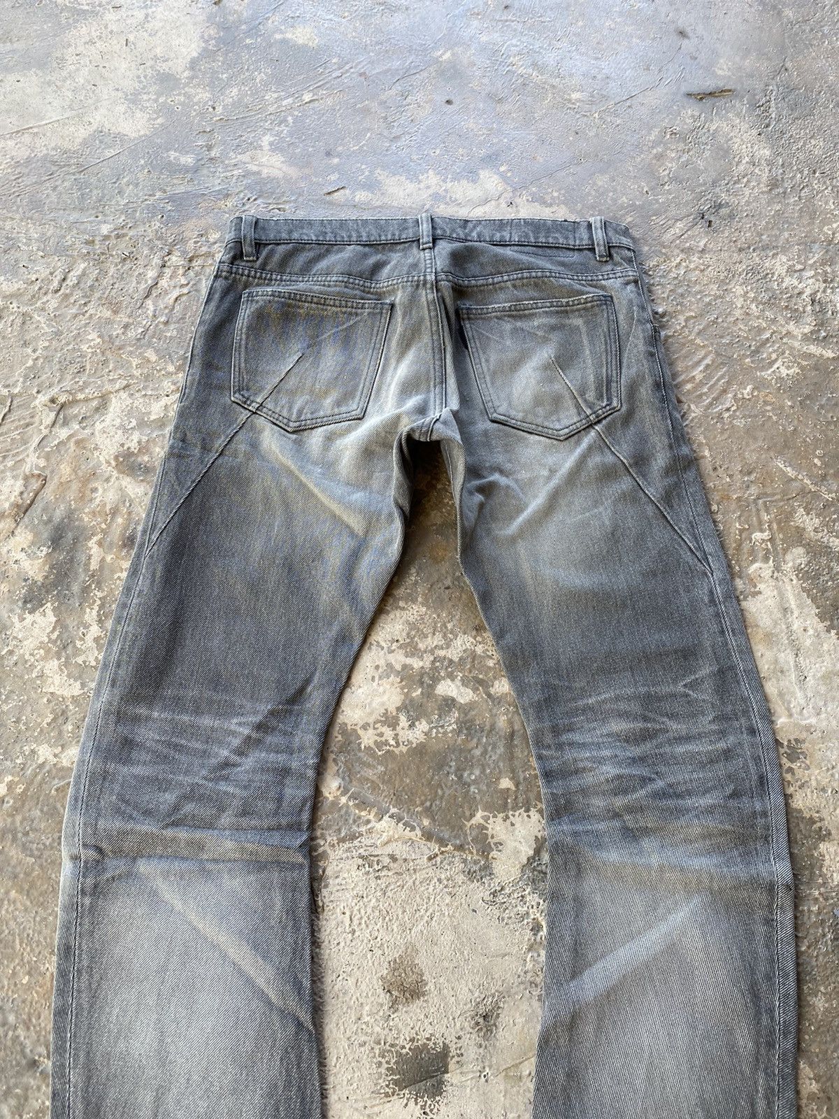 Attachment 👘SALE👘ATTACHMENT DENIM PANTS MADE IN JAPAN BIKER Size US 33 - 8 Thumbnail