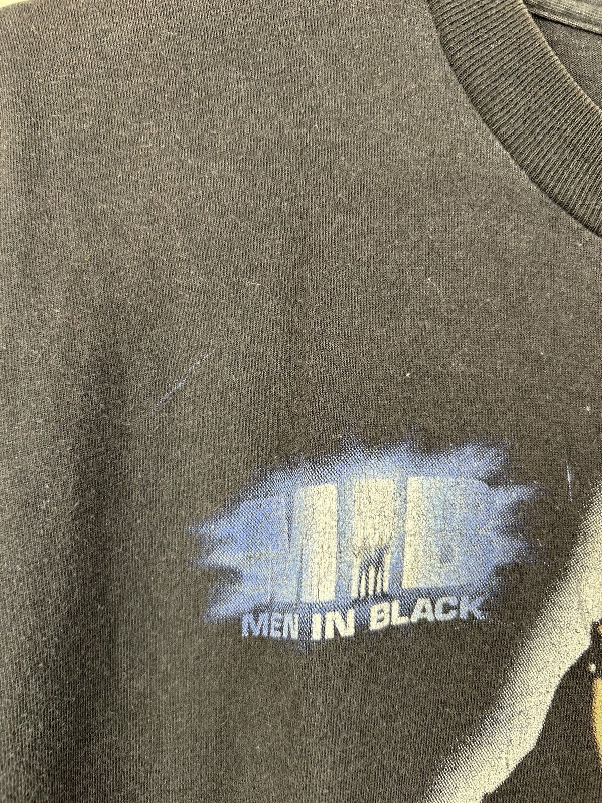 Vintage Men in Black 1997 Vintage Movie T-Shirt Tee Graphic Retro Size US XL / EU 56 / 4 - 3 Thumbnail