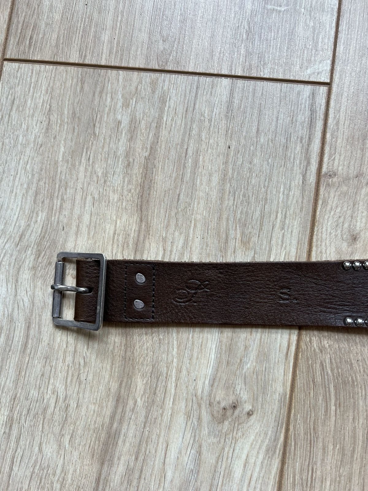 image of Takahiromiyashita The Soloist The Soloist Brown Belt, Men's (Size 32)