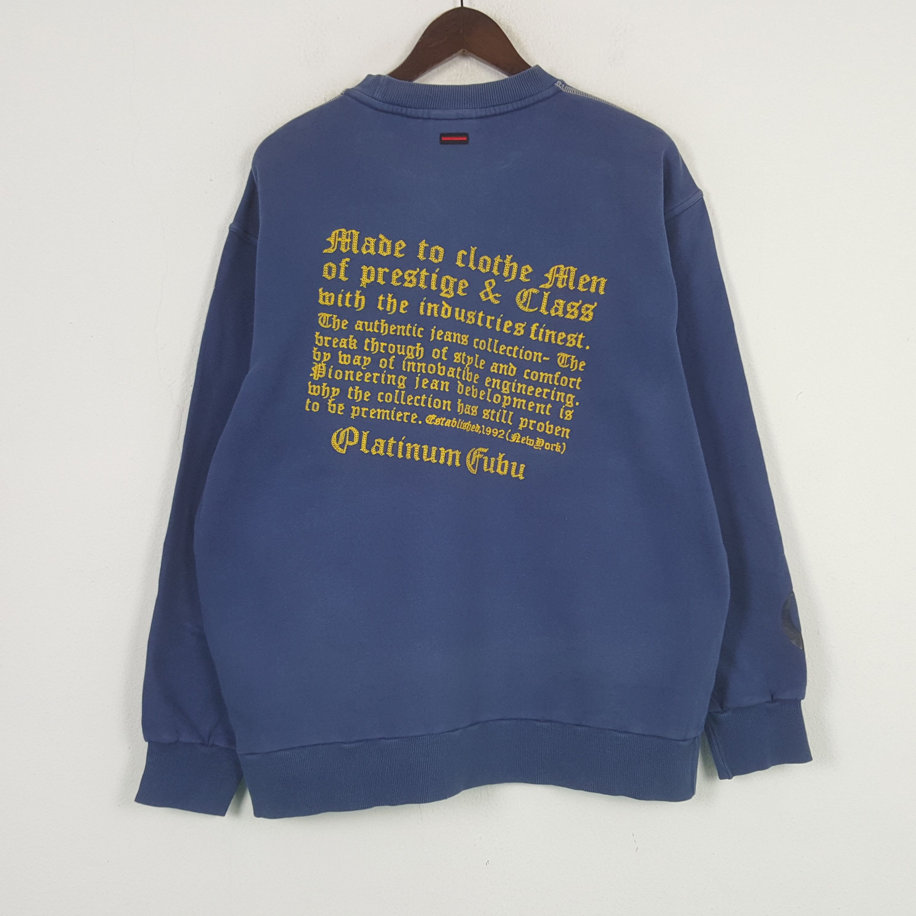 Fubu × Vintage Vintage Fubu Sweatshirt Size US L / EU 52-54 / 3 - 1 Thumbnail
