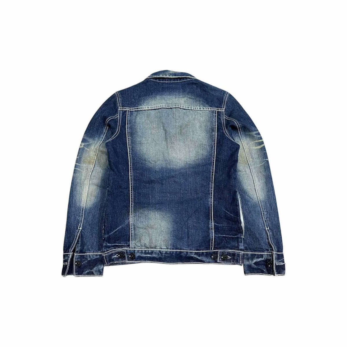 14th Addiction 🔥Y2K Archived Midas Denim Jacket Waxed Glitter Goth Punk Size US M / EU 48-50 / 2 - 7 Thumbnail