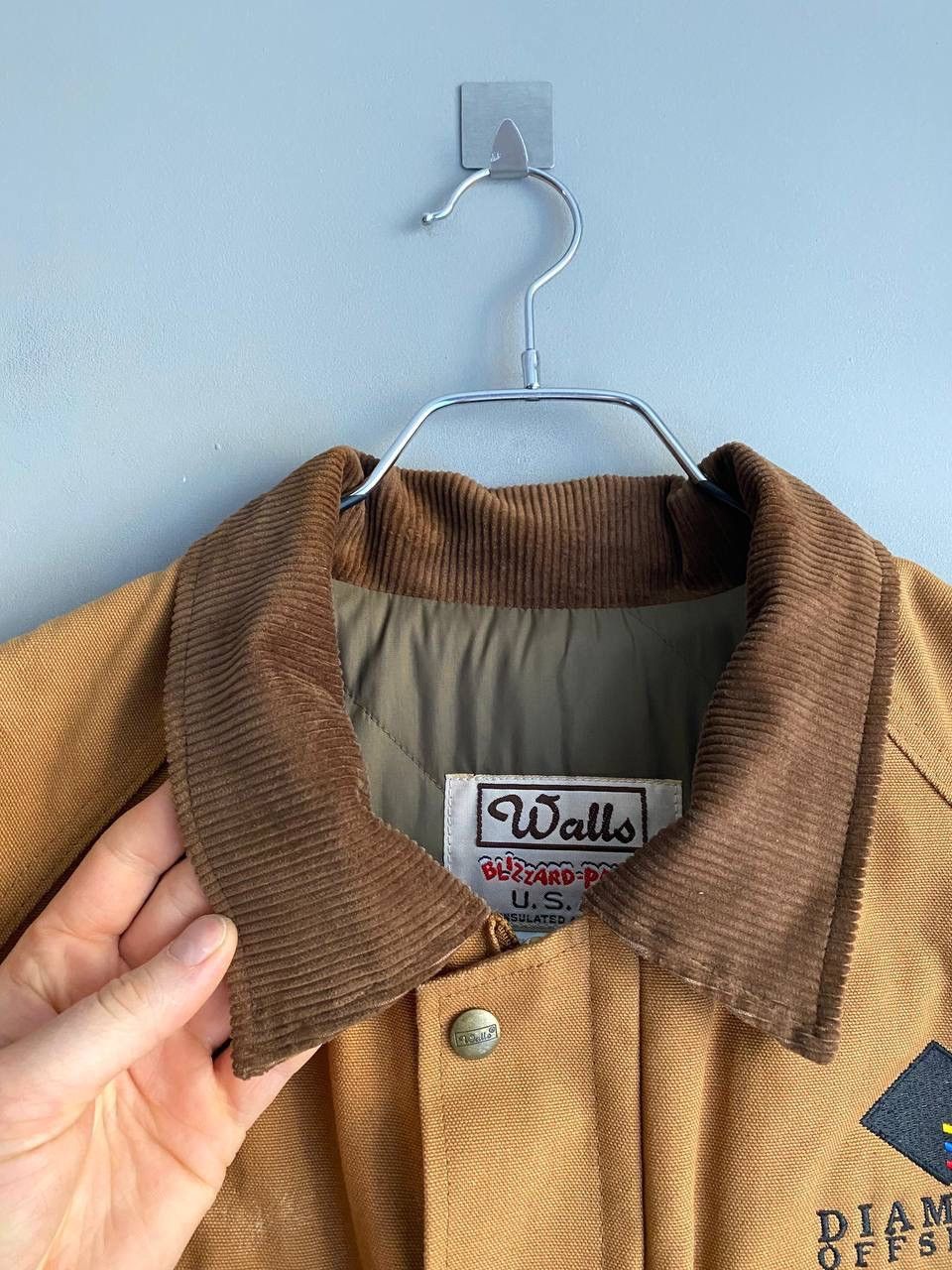 Walls Walls American Vintage Work Canvas Jacket, Sz L, Made in USA Size US L / EU 52-54 / 3 - 4 Thumbnail