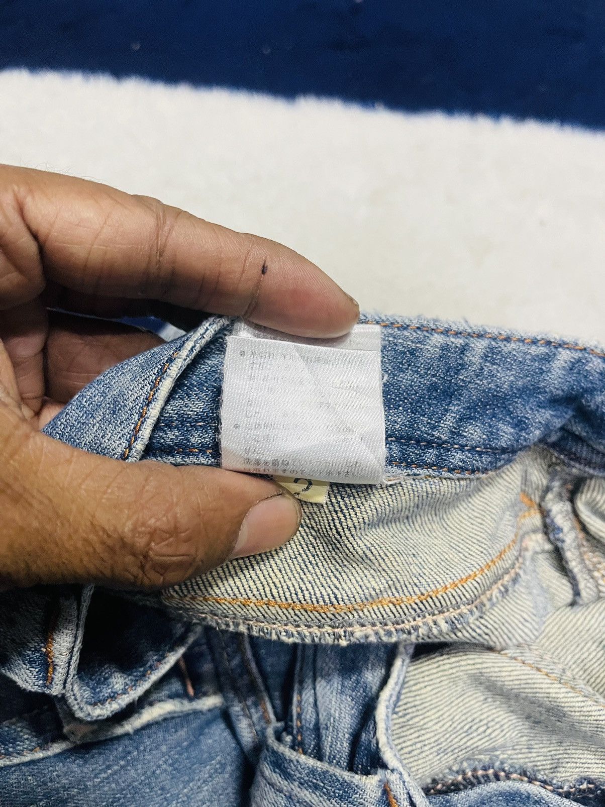 Japanese Brand PBI Bushpant Distressed Denim (16) Size 30" / US 8 / IT 44 - 6 Thumbnail