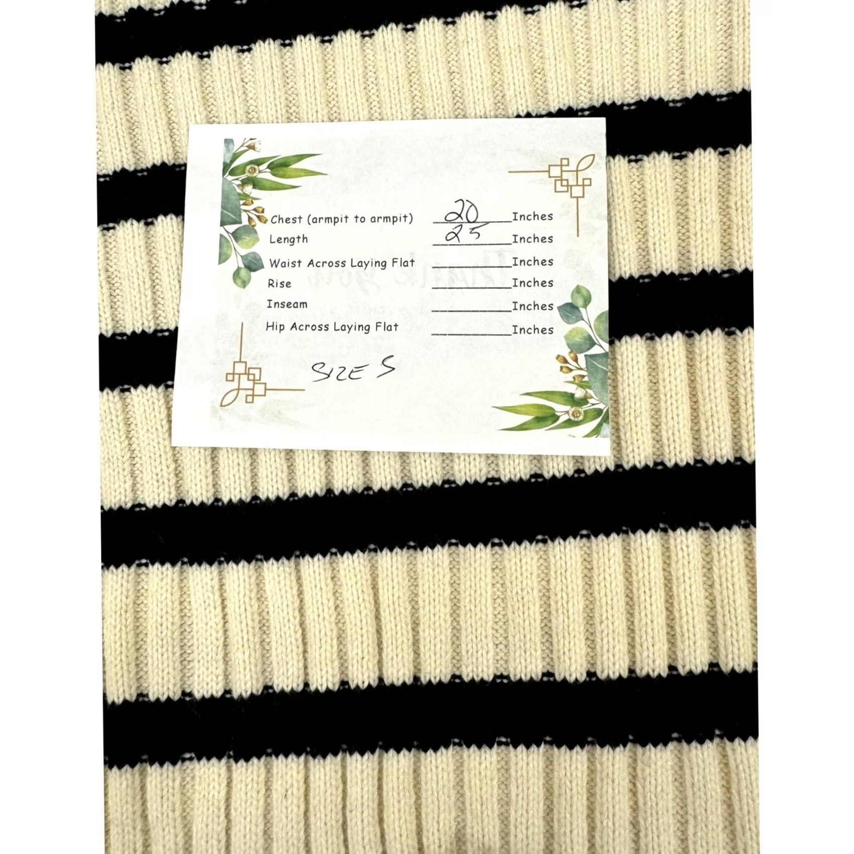 Zara Zara Sweater Women’s S Beige Brown Striped Cowl Neck Pullover Cozy Knit W 45 Size S / US 4 / IT 40 - 7 Thumbnail