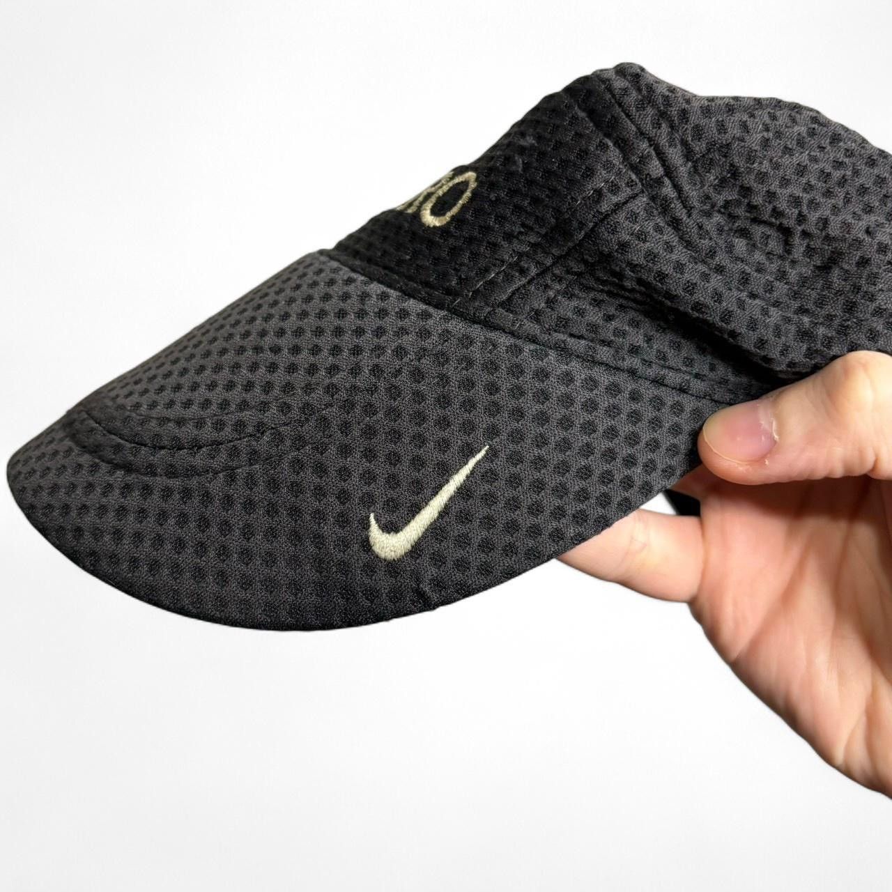 Nike Vintage Style Nike Pro Black Running Mesh Hat Size ONE SIZE - 3 Thumbnail