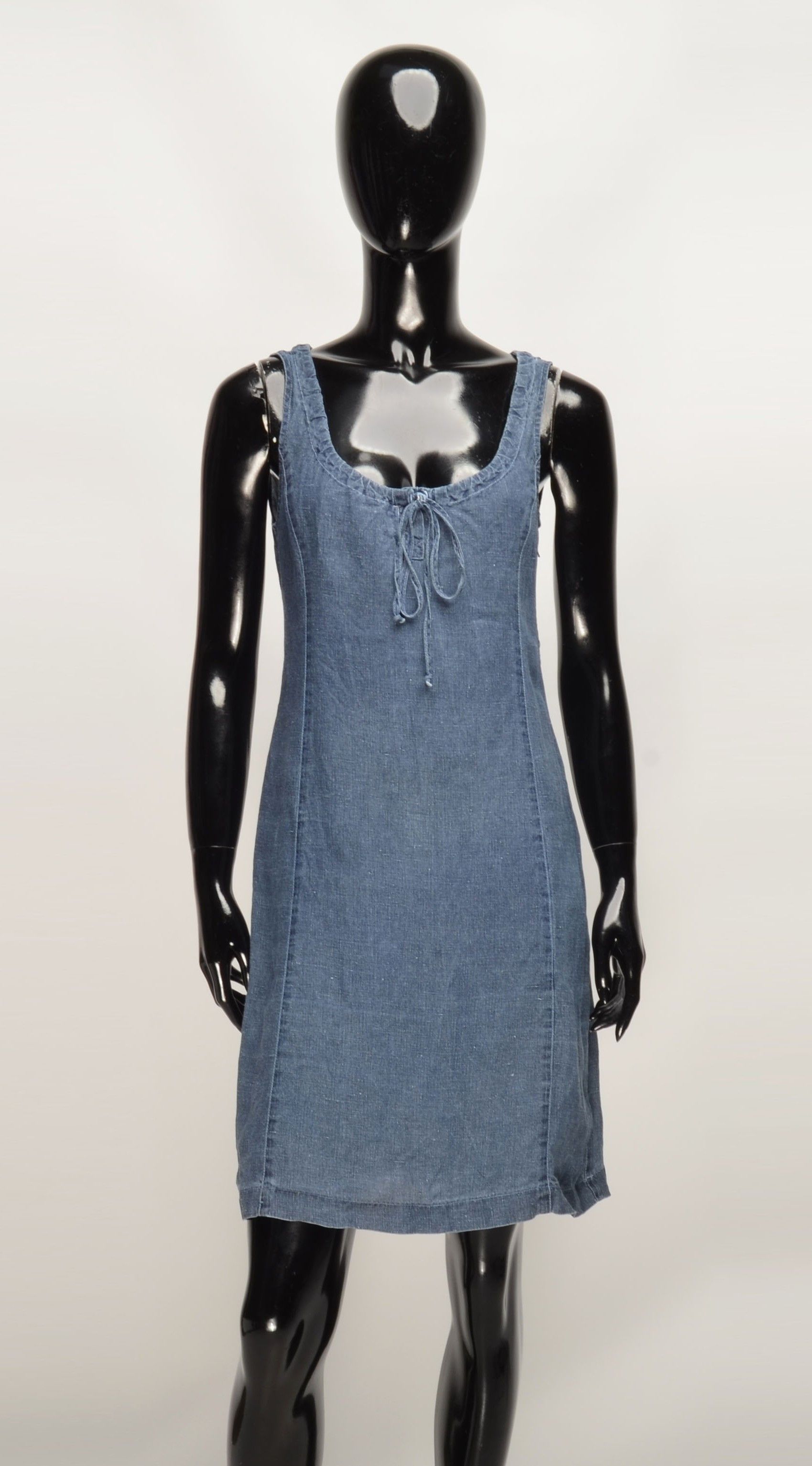 Giorgio Armani Vintage Armani Jeans 90's Cottagecore Blue Dress Size M / US 6-8 / IT 42-44 - 1 Thumbnail