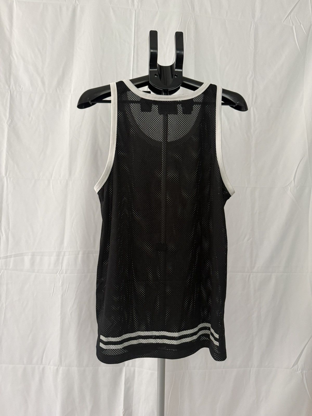 WeSC WeSC "W Star" Athletic Mesh Tank Top Jersey – Black & White Size US M / EU 48-50 / 2 - 2 Thumbnail