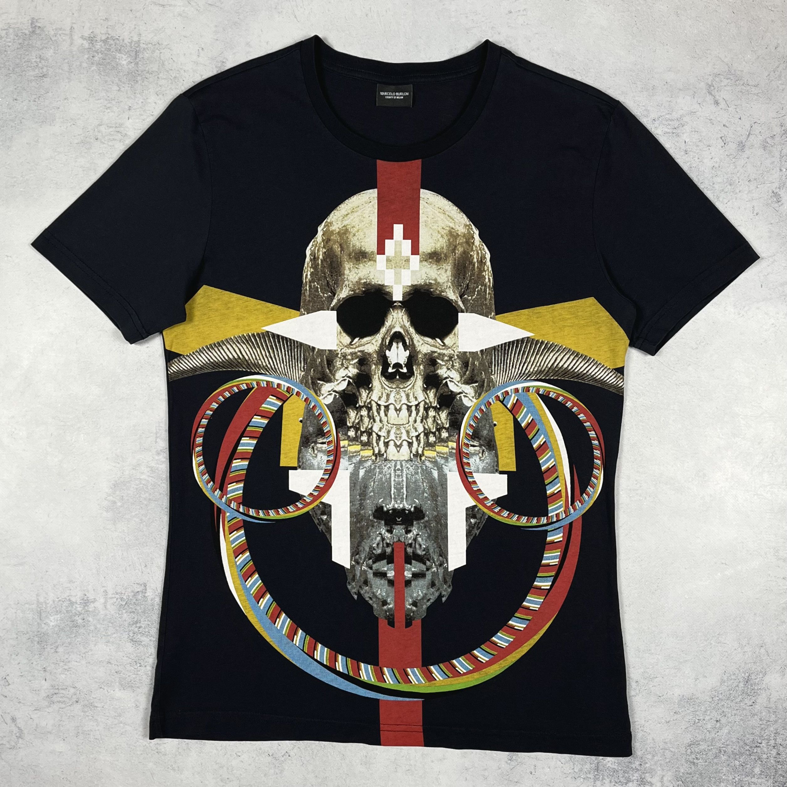 Marcelo Burlon Marcelo Burlon BATAVIA Big Logo T Shirt Size US L / EU 52-54 / 3 - 2 Thumbnail