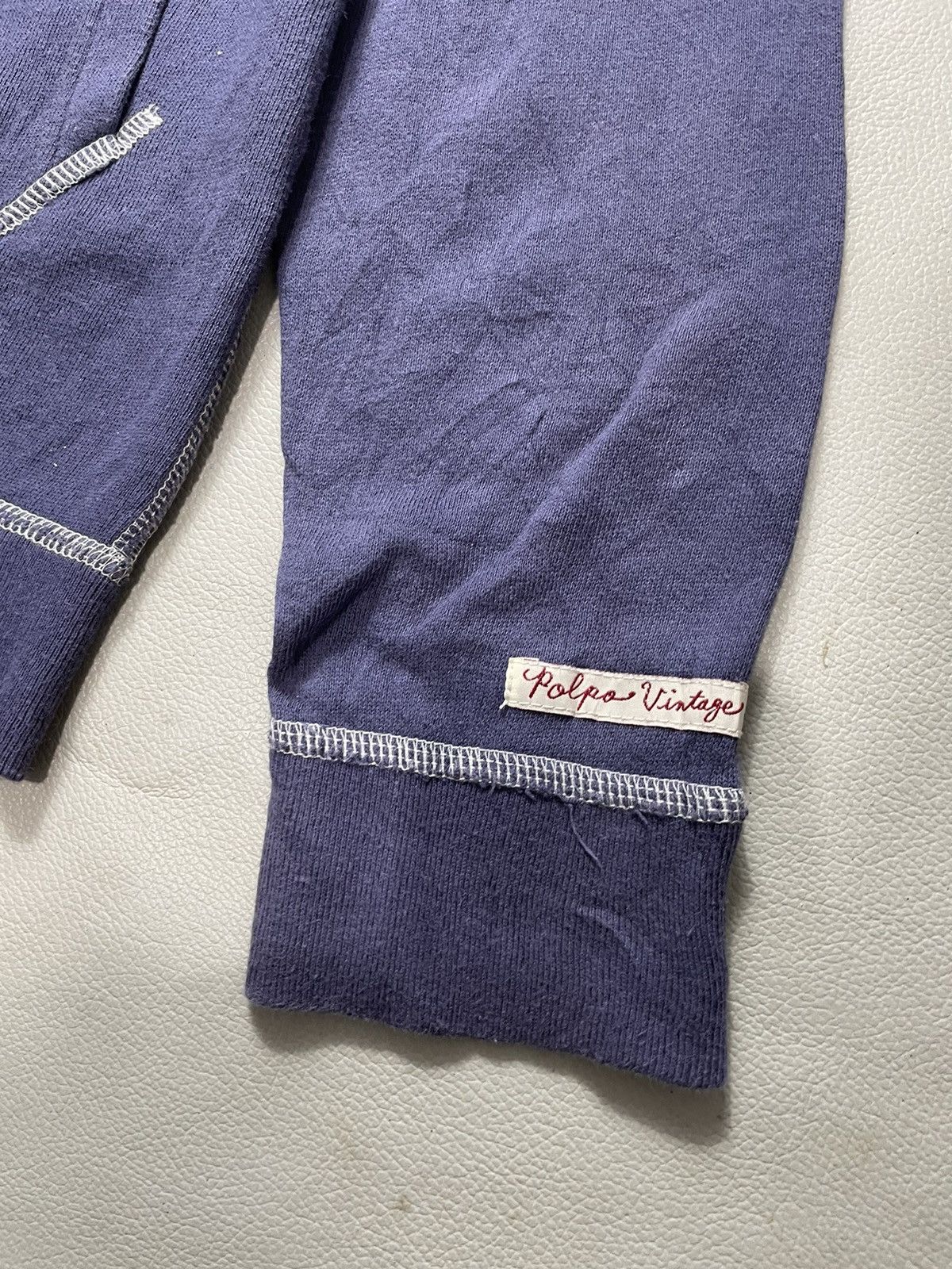 If Six Was Nine × Japanese Brand × Le Grande Bleu (L.G.B.) Polpo distressed Zip Fur Hoodie Lgb style Size US L / EU 52-54 / 3 - 4 Thumbnail
