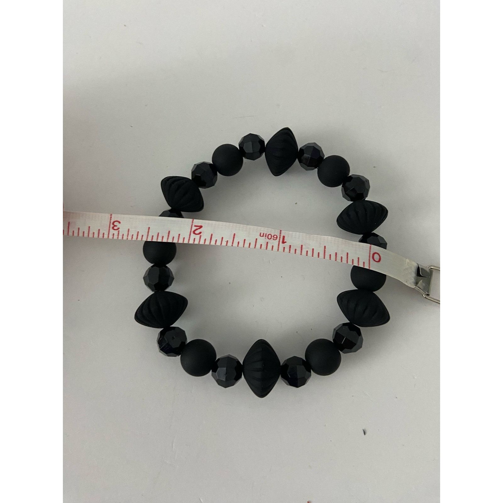 Handmade Handmade black bead bracelet Size ONE SIZE - 2 Thumbnail