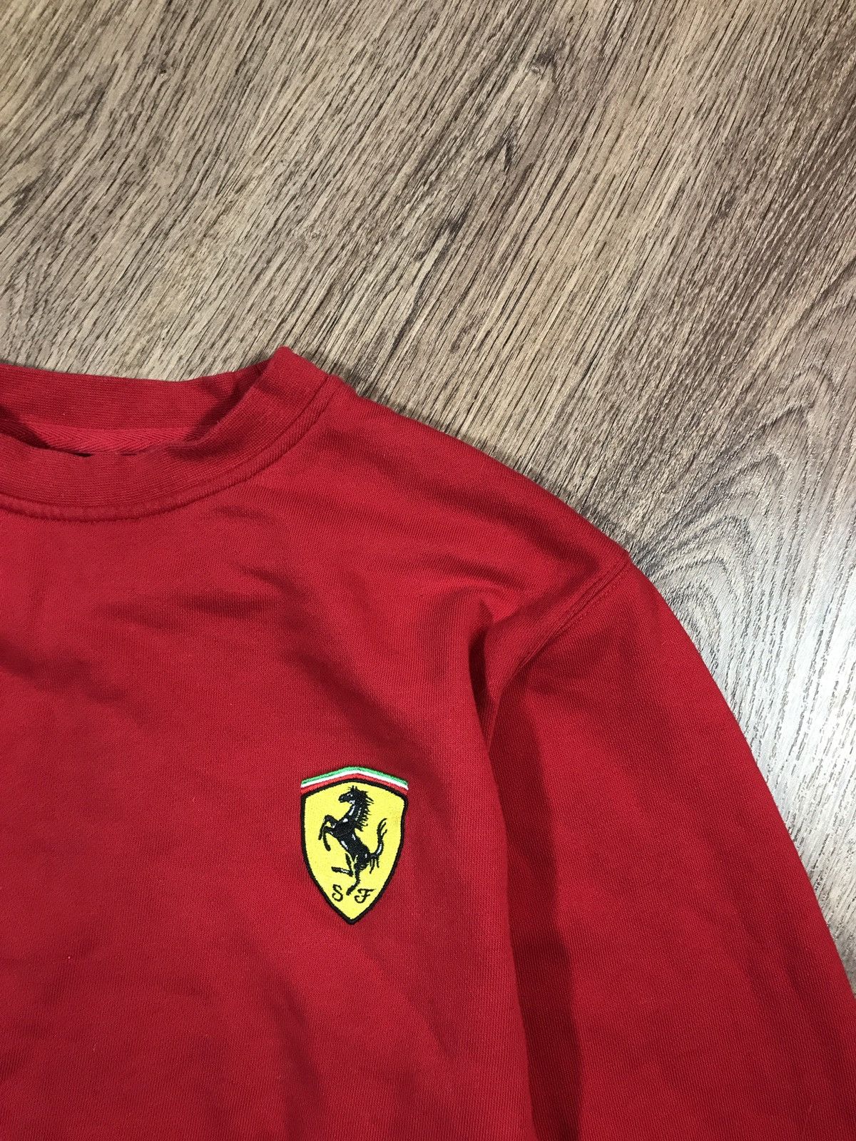 Ferrari × Vintage Vintage 2000s Ferrari Red Sweatshirt Size US M / EU 48-50 / 2 - 2 Thumbnail