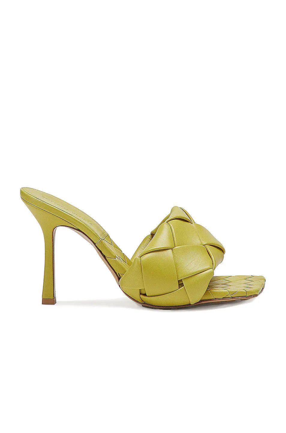 Bottega Veneta o1n1vont0126 Lido Sandals in Acid Green Size US 9.5 / IT 39.5 - 1 Thumbnail
