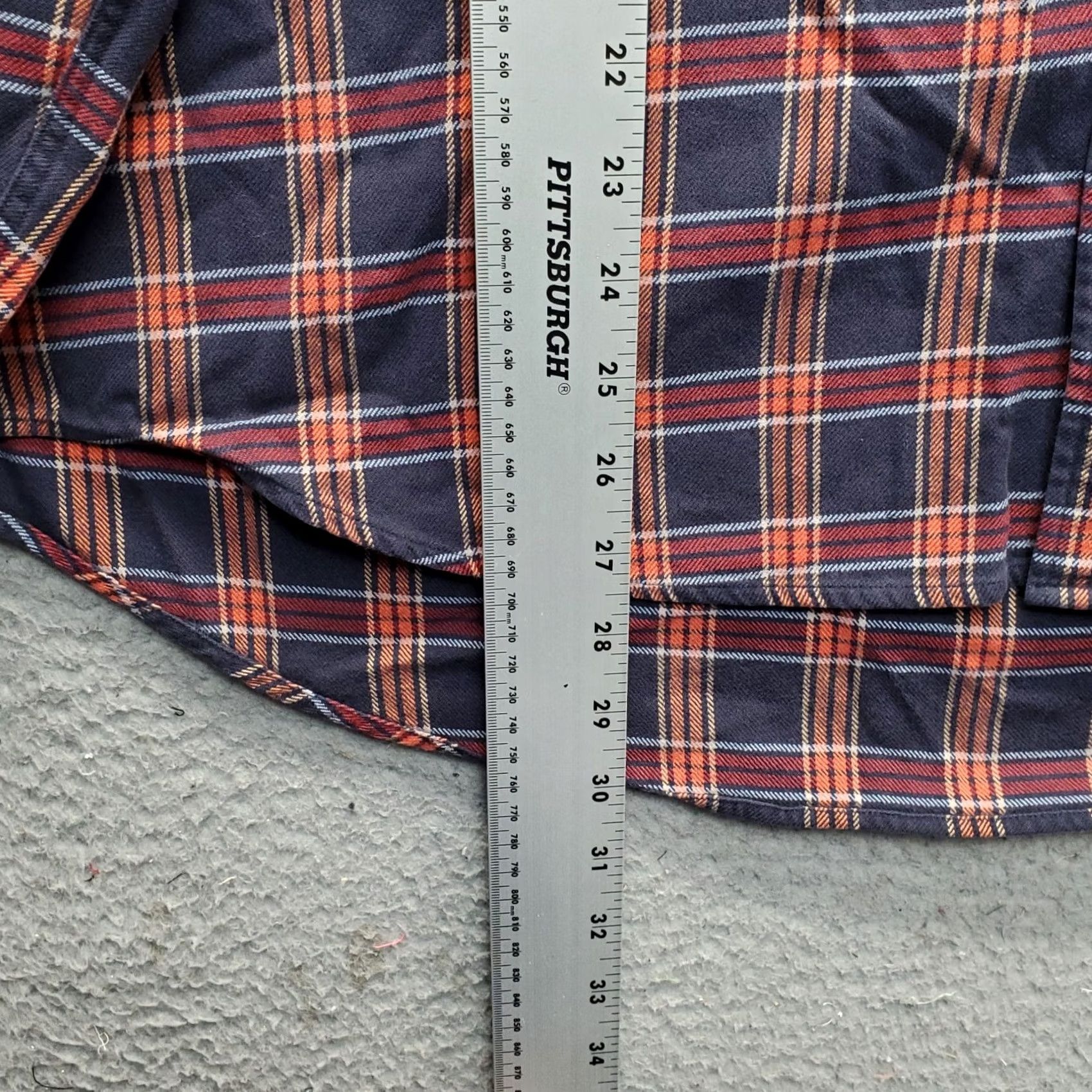 Lands' End Lands' End Mens XL Multicolor Plaid Shirt Button-Down Pocket Size US XL / EU 56 / 4 - 3 Thumbnail