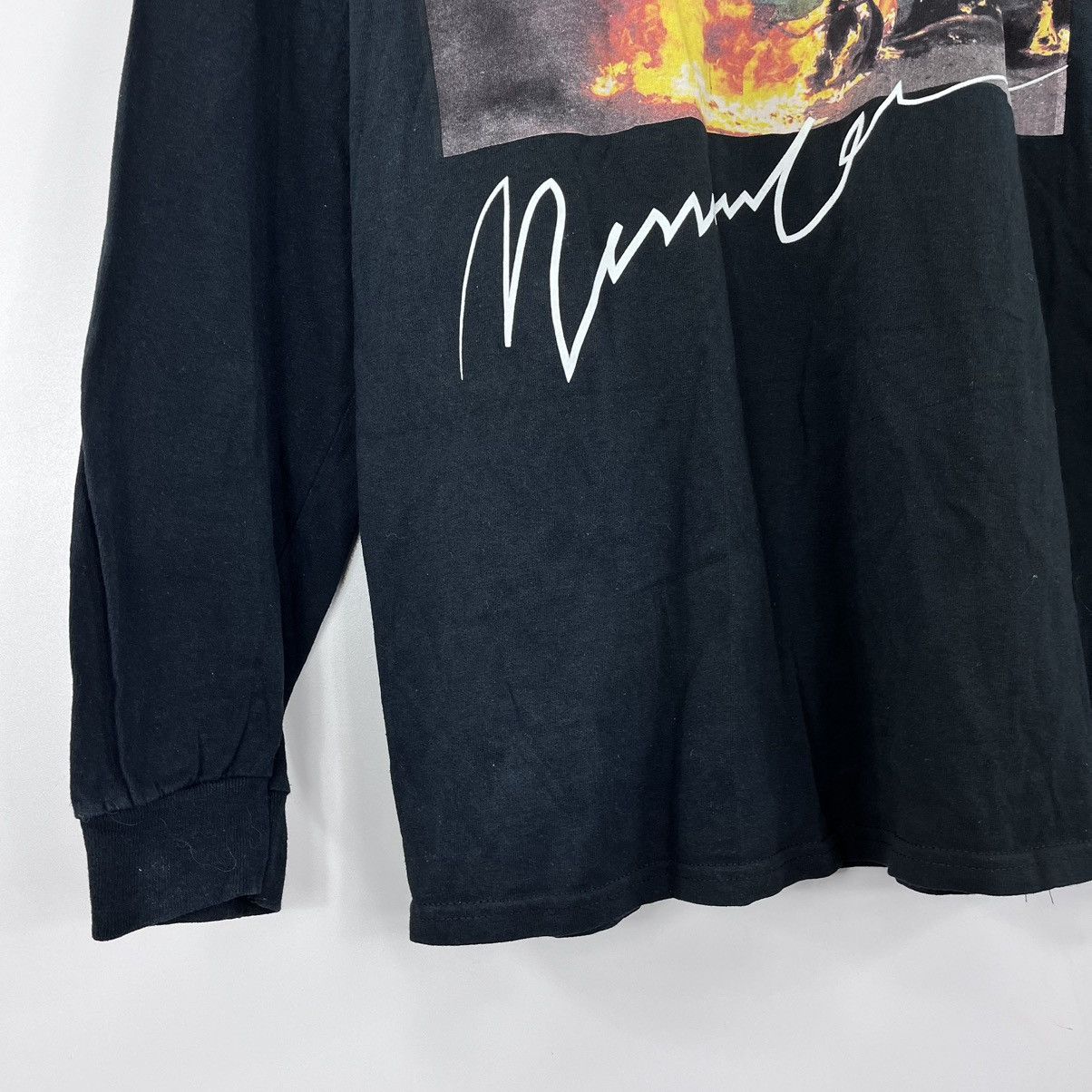 Menace Mennace Longsleeve Shirt Big Logo “Burning Car” Size M Size US M / EU 48-50 / 2 - 2 Thumbnail