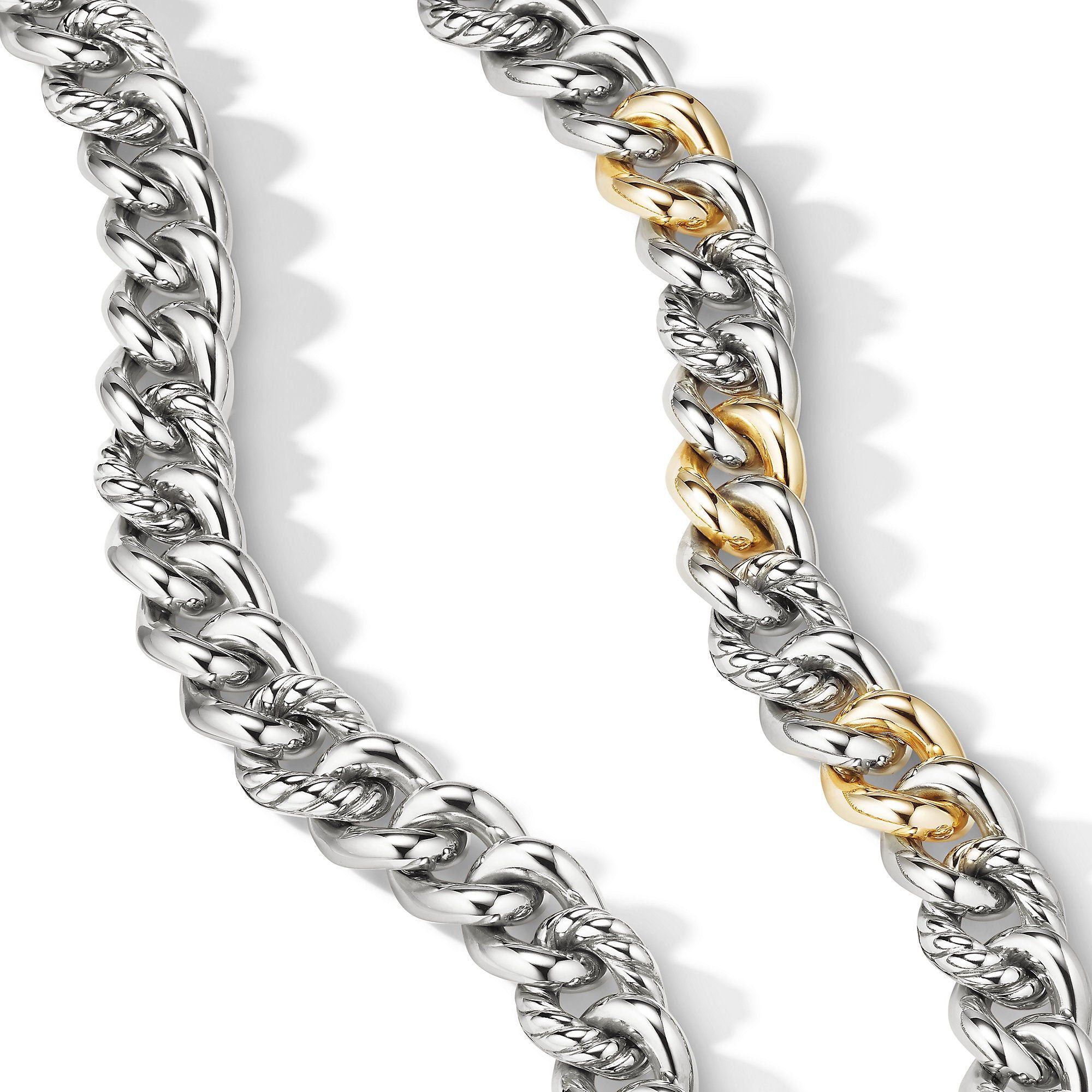 David Yurman o1w1db10325 Necklace in Sterling Silver with 18K Yellow Gold Size ONE SIZE - 2 Thumbnail