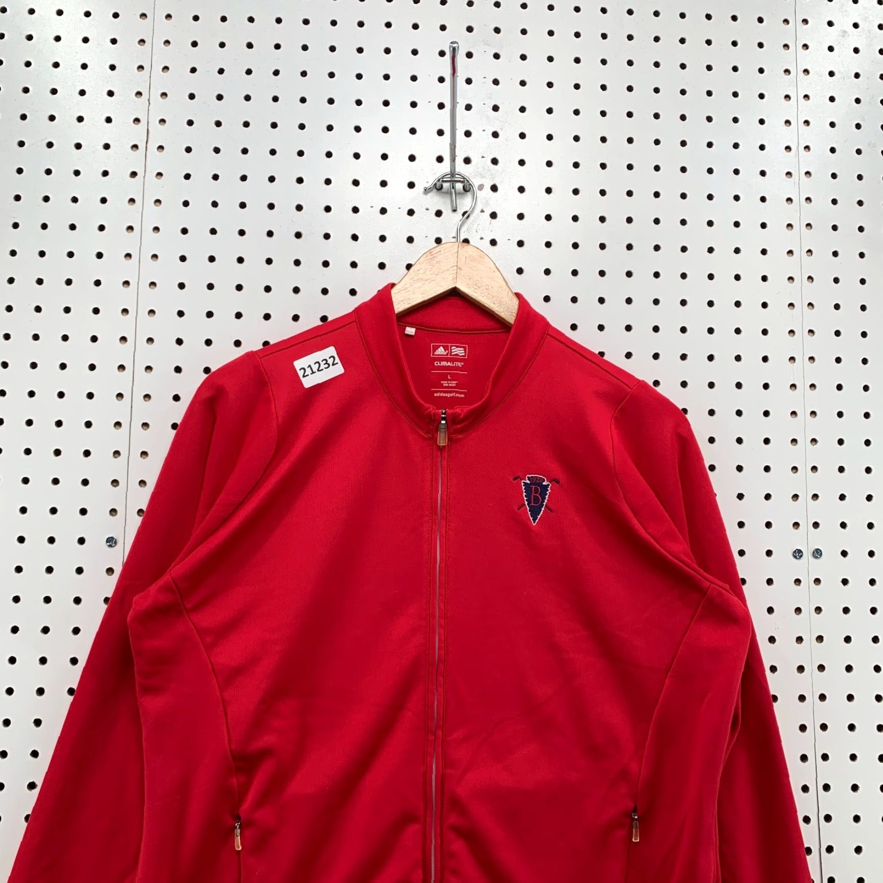 Adidas VINTAGE ADIDAS Golf CLIMALITE Active Jacket Womens Large Red Butterfield Golf 22x27.5 Size L / US 10 / IT 46 - 5 Thumbnail
