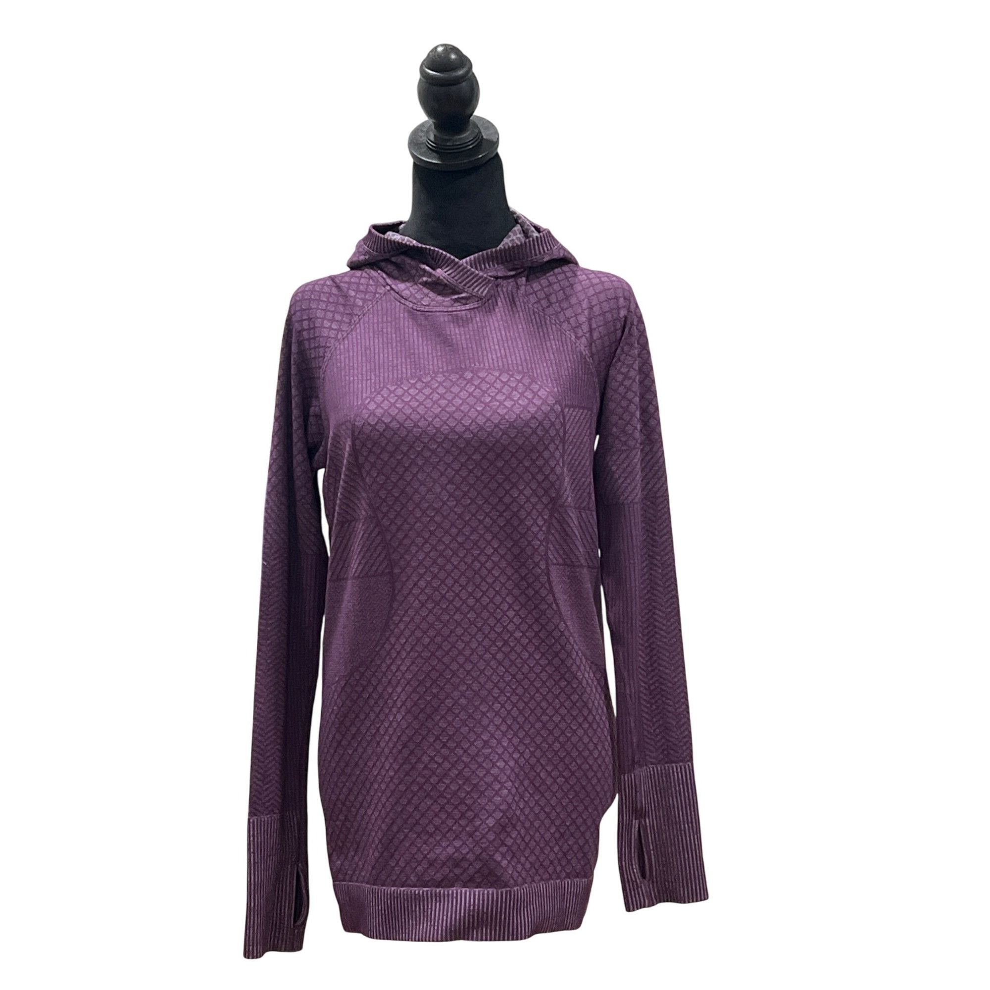 Lululemon Lululemon Rest Less Hoodie *Patchwork Galactic Grape / Silve Size L / US 10 / IT 46 - 10 Thumbnail