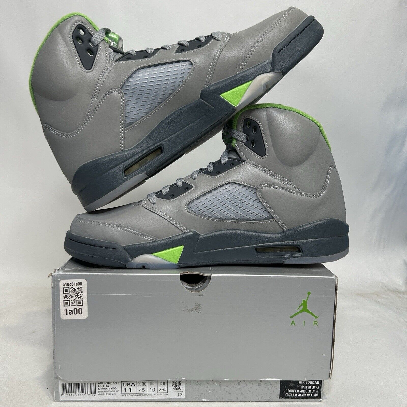 Nike Nike Air Jordan 5 Retro “Green Bean” 2022 Size US 11 / EU 44 - 3 Thumbnail