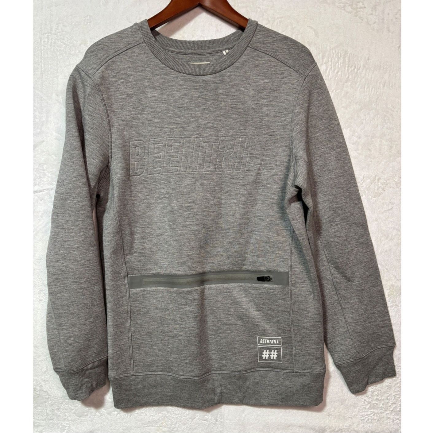 Been Trill BEEN TRILL Heavyweight Pullover Zip Pouch Pocket | Men's S Size US S / EU 44-46 / 1 - 1 Thumbnail