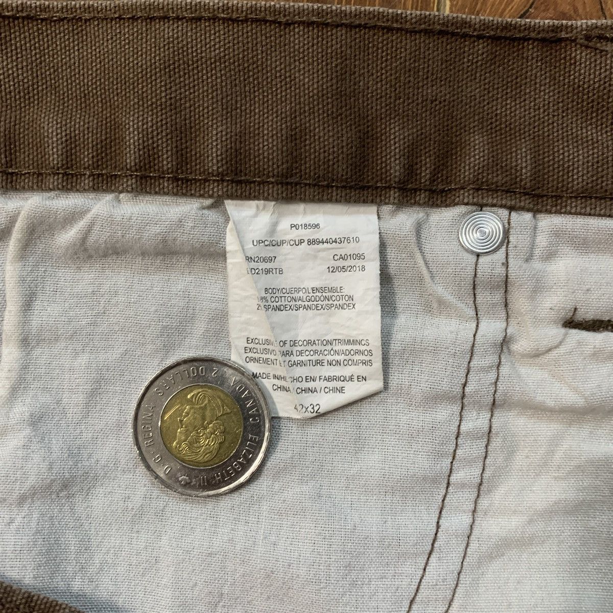 Dickies Genuine Dickies Brown Work Pants 42x32 Size US 42 / EU 58 - 6 Thumbnail