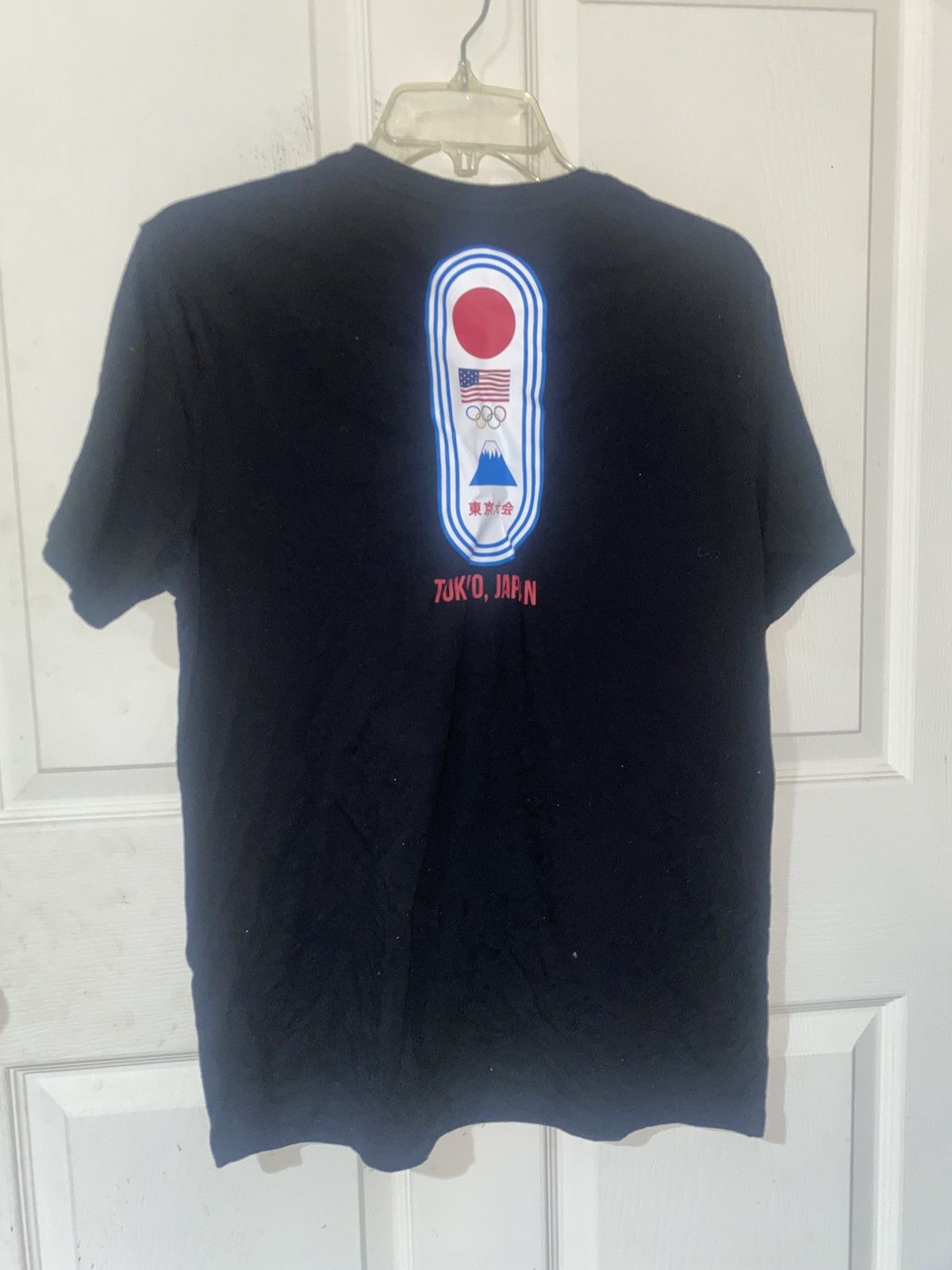 Nike × Vintage Men’s Team USA Tokyo Japan Tee Small All Black Size US S / EU 44-46 / 1 - 3 Thumbnail