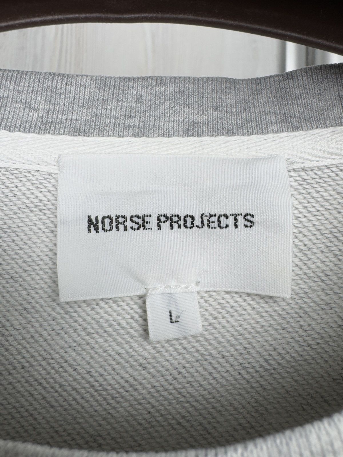 Norse Projects Norse Projects VAGN SERIF LOGO Sweatshirt Men's Crew Neck L Size US L / EU 52-54 / 3 - 8 Thumbnail